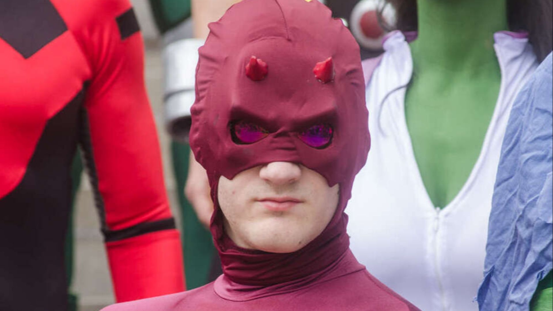 File:DragonCon 2012 - Marvel and Avengers photoshoot - Daredevil Cosplayer.jpg