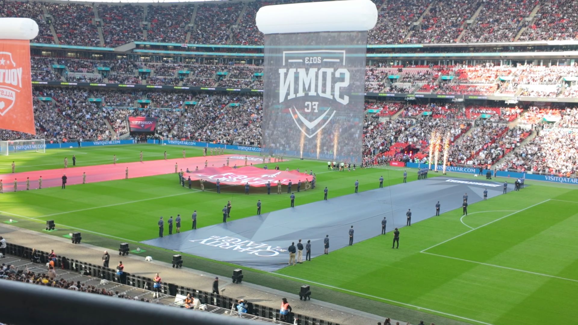 File:Opening ceremony of the Sidemen Charity Match 2025 at Wembley Stadium.png