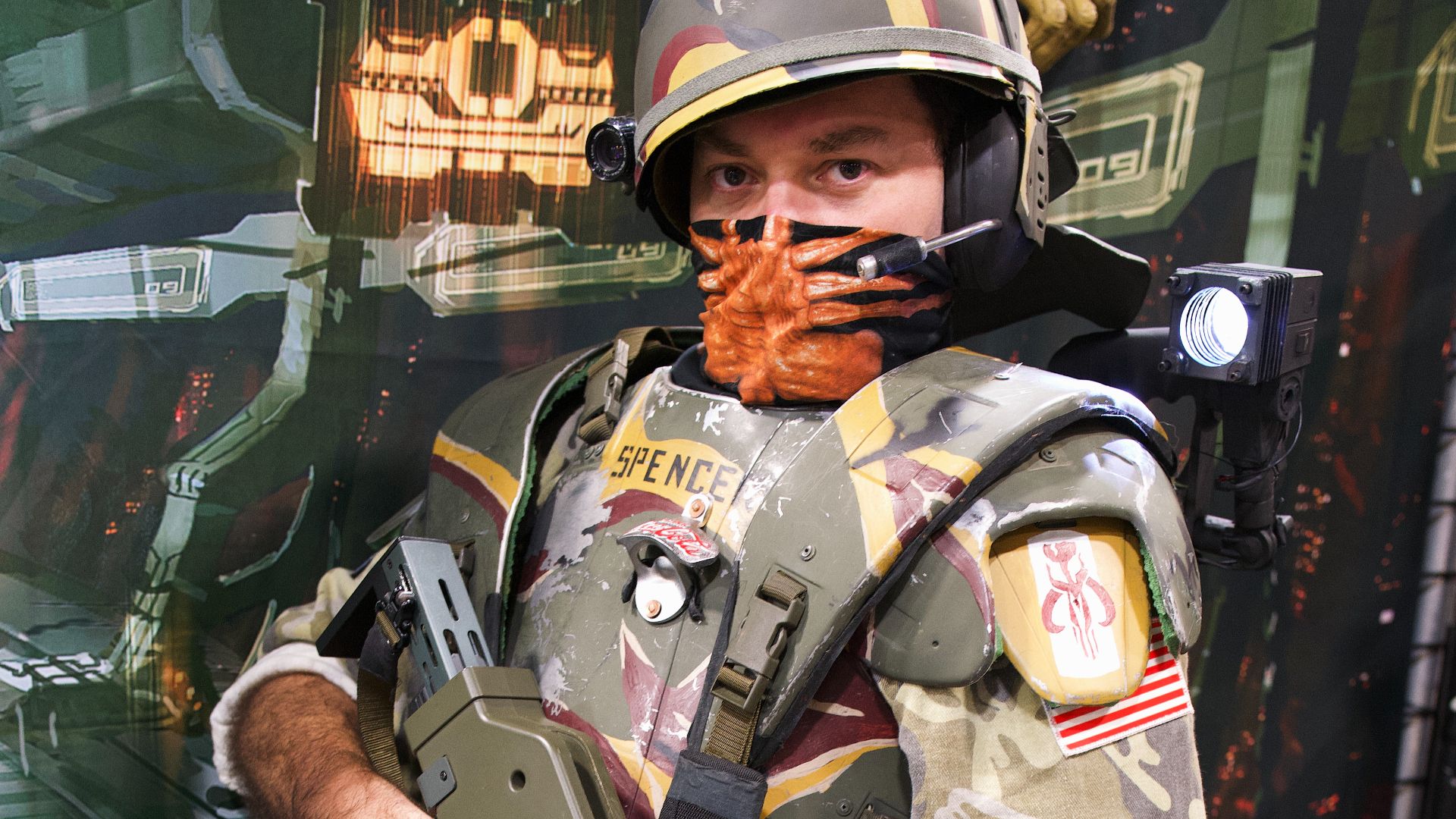 File:Hunting aliens - Space Marine Cosplay at Awesome Con 2021.jpg
