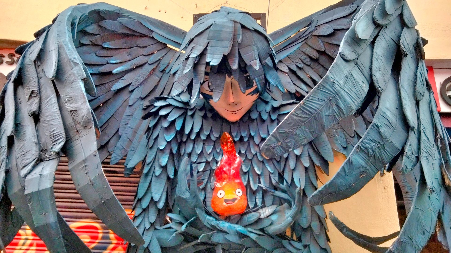 File:249 Festa Major de Gràcia 2024 (Barcelona), carrer de Mozart, Mozartzaki, Howl.jpg