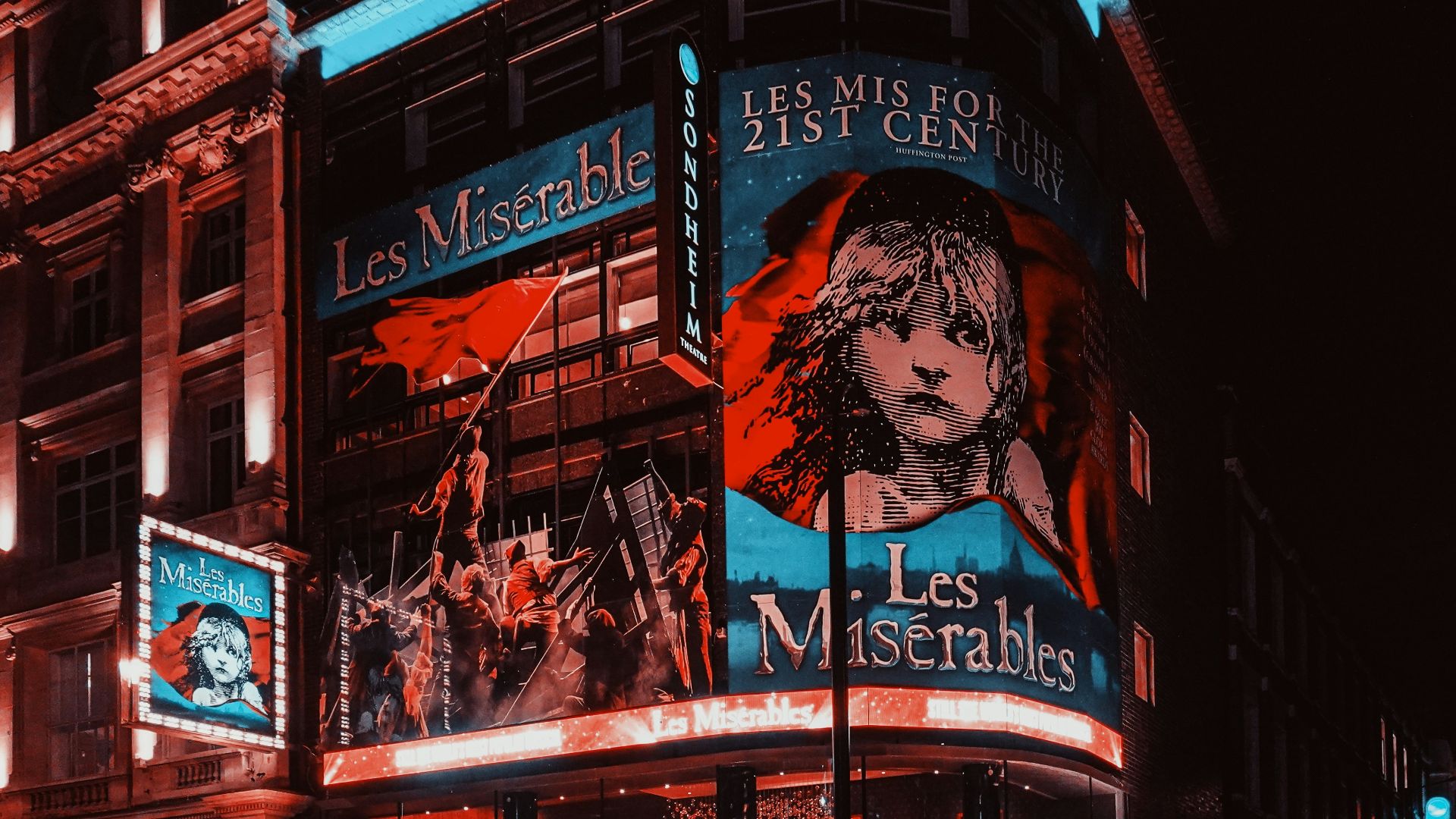 a large building with a lot of lights on it