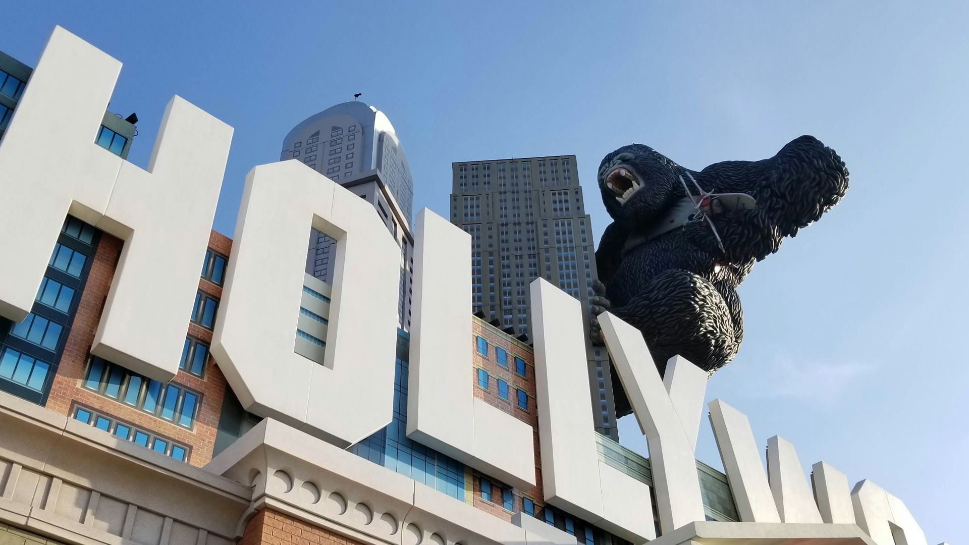 low-angle photography of hollywood building