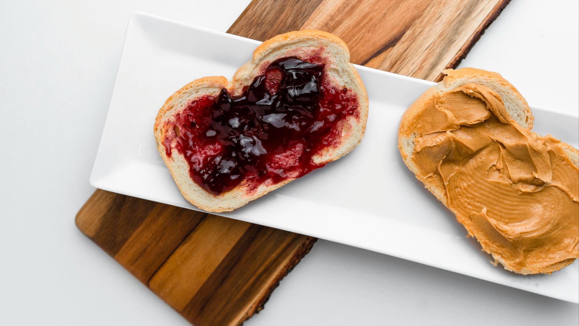 bread on white platter
