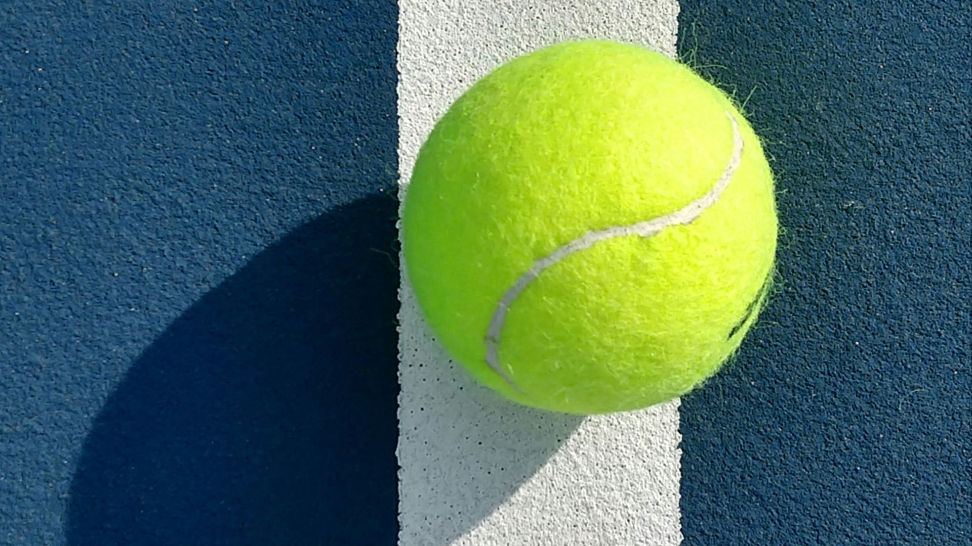 a tennis ball on a table