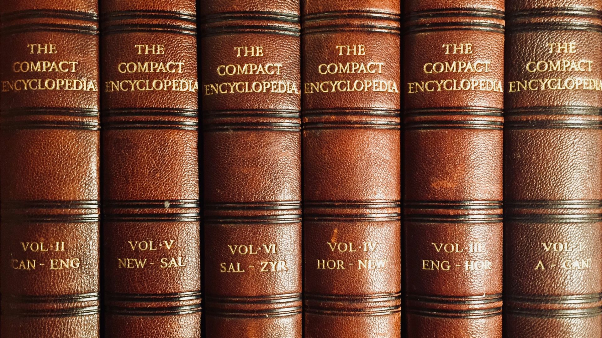 brown hardbound books