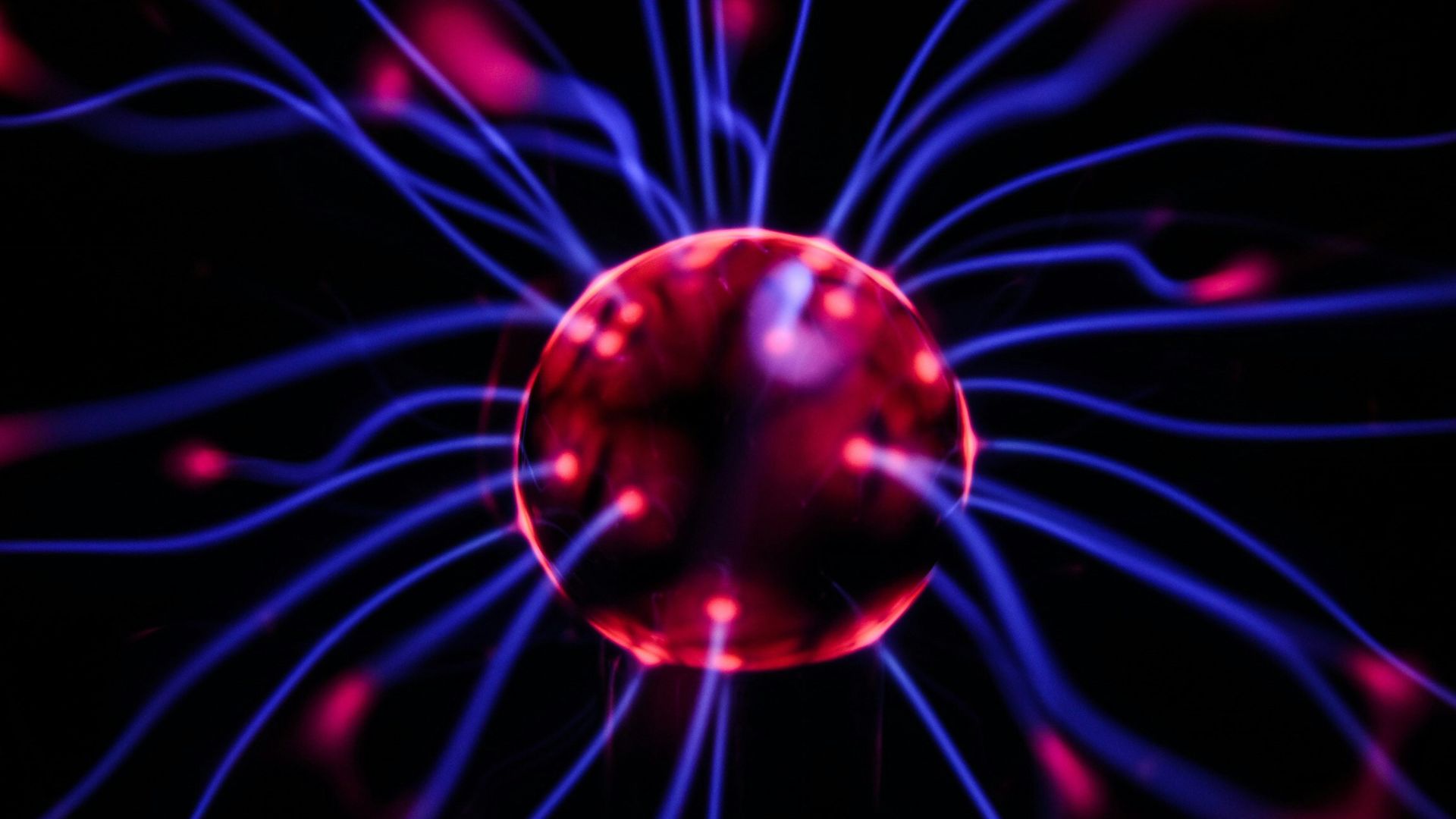 plasma ball digital wallpaper