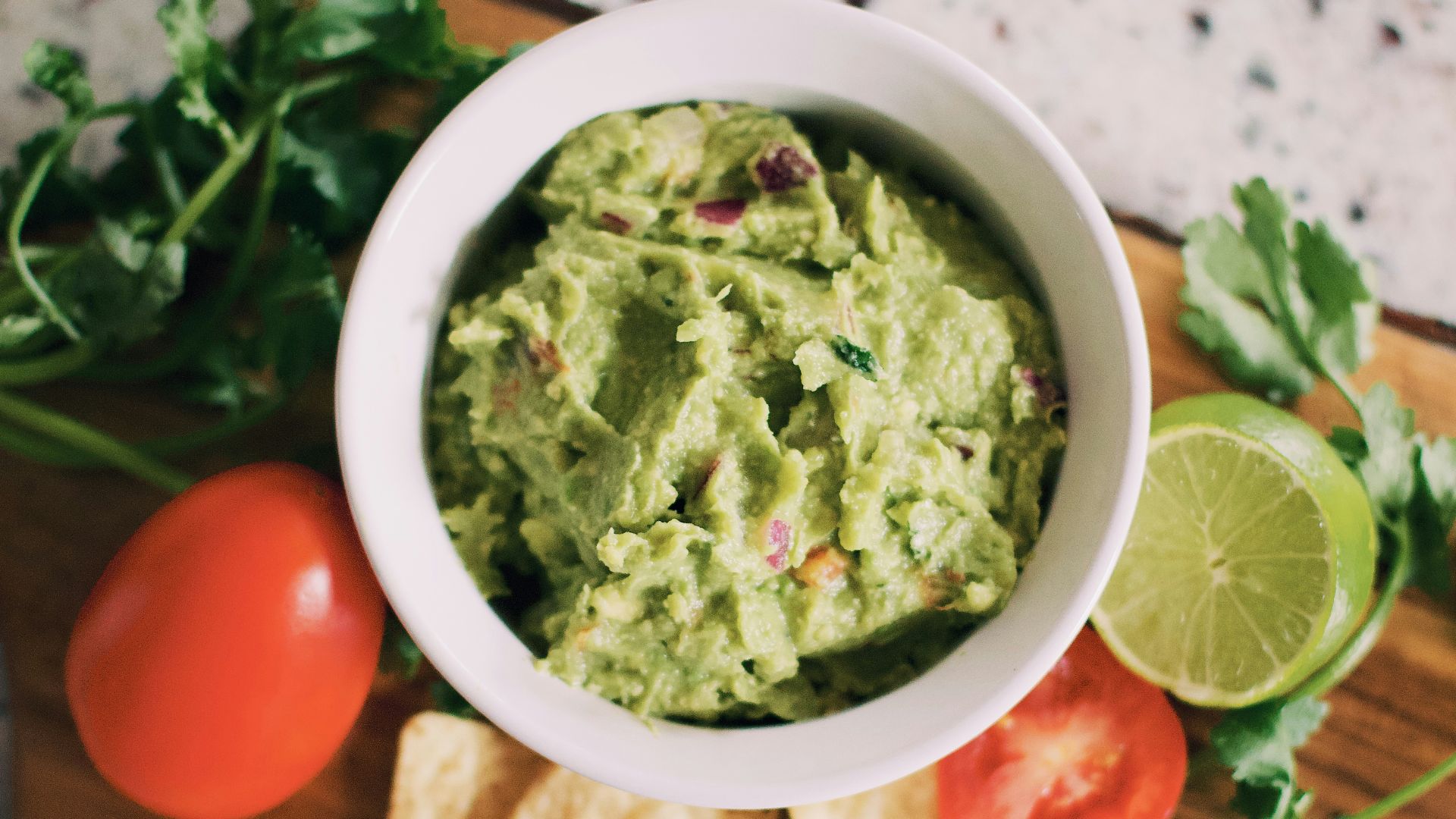 green soup in white ceramic bowl