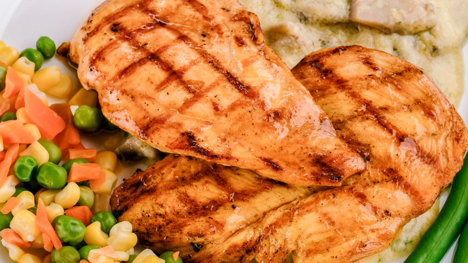fried food on white ceramic plate
