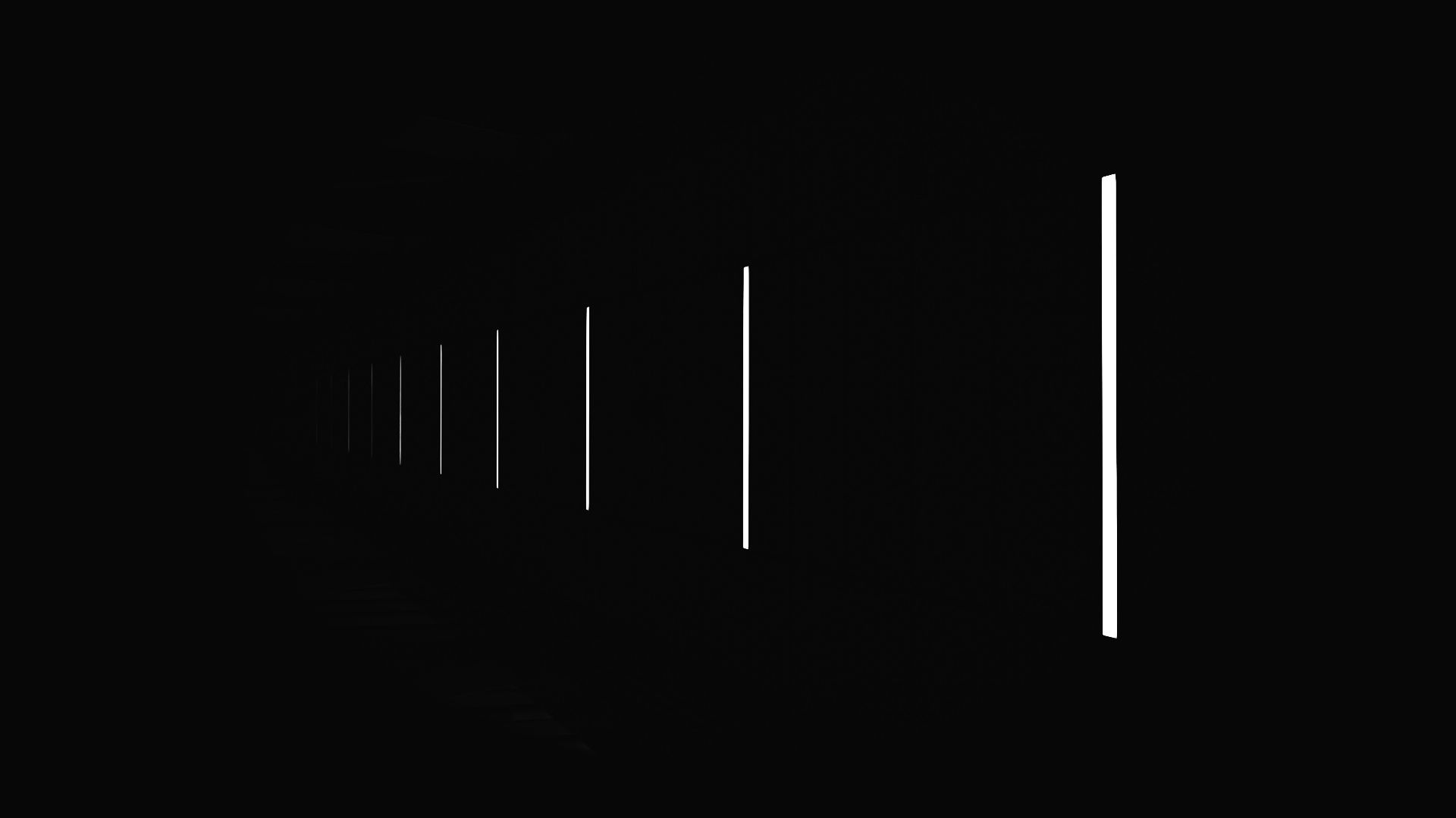 black line on white background