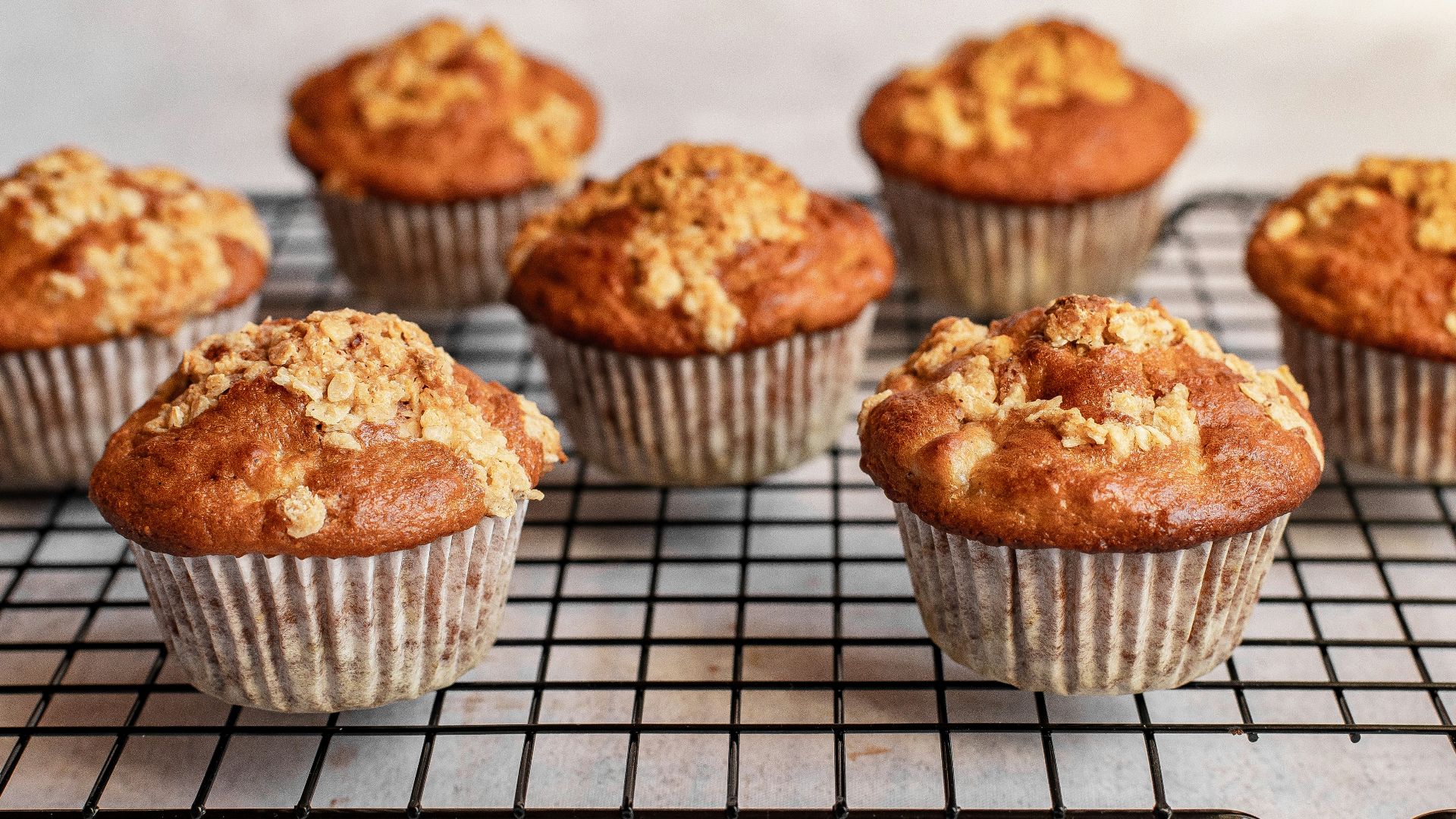 brown cupcakes on white and black checkered table