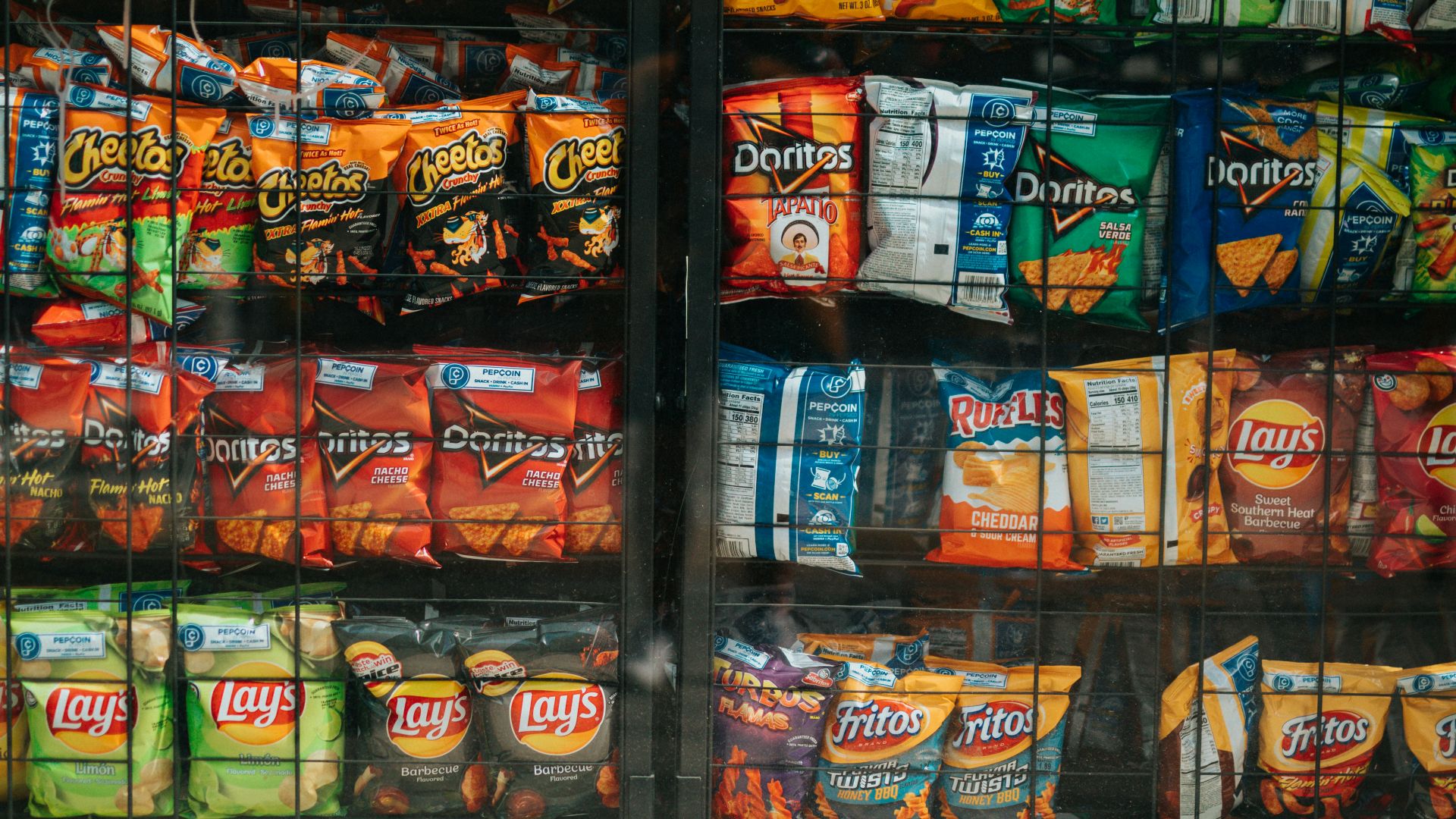 blue and red plastic pack