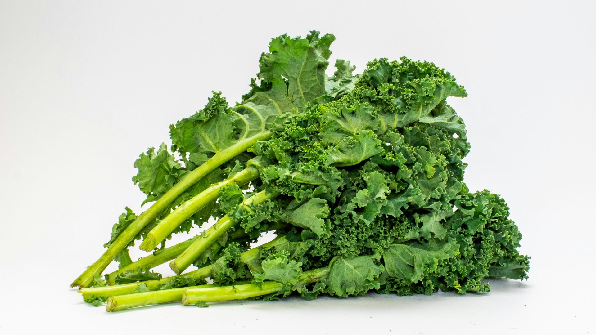 a pile of broccoli sitting on top of a white table