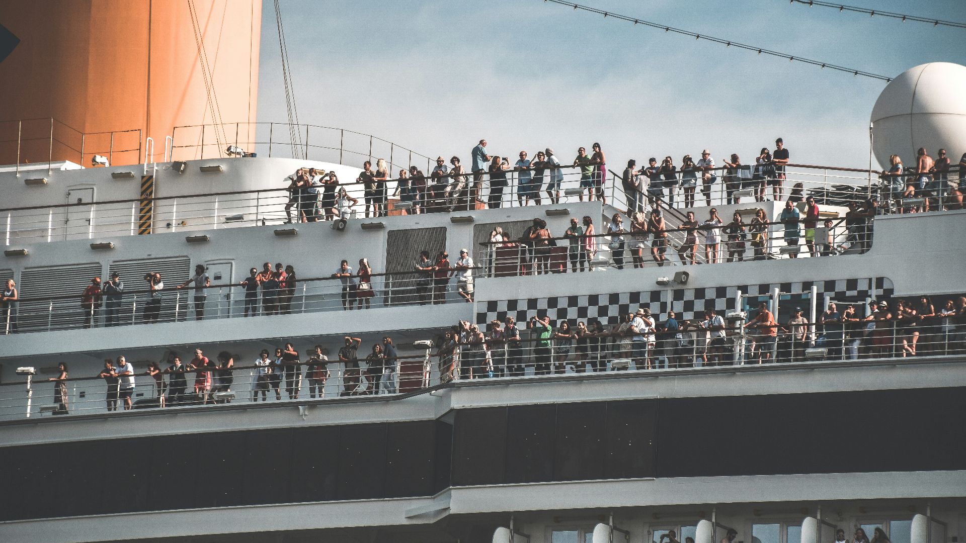 white and black cruiser ship