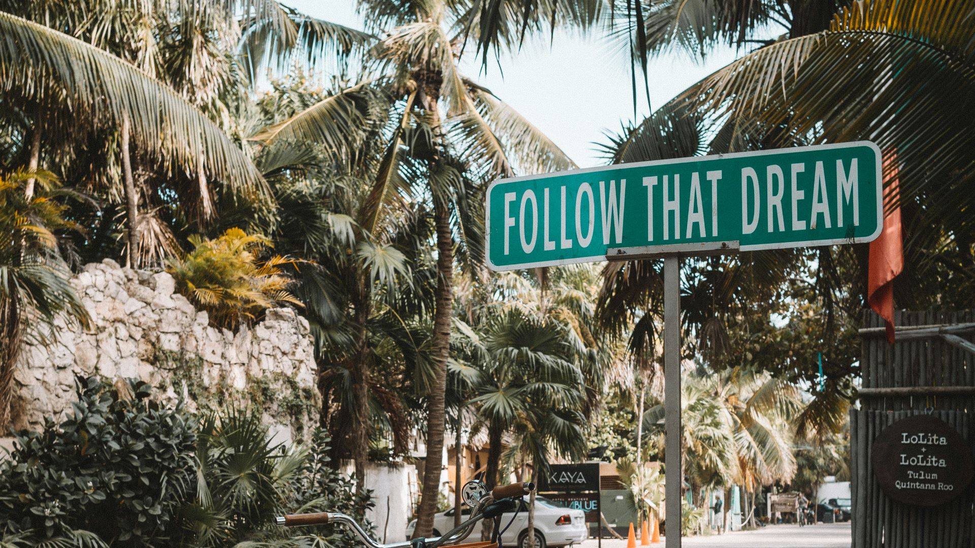 parked white bicycle