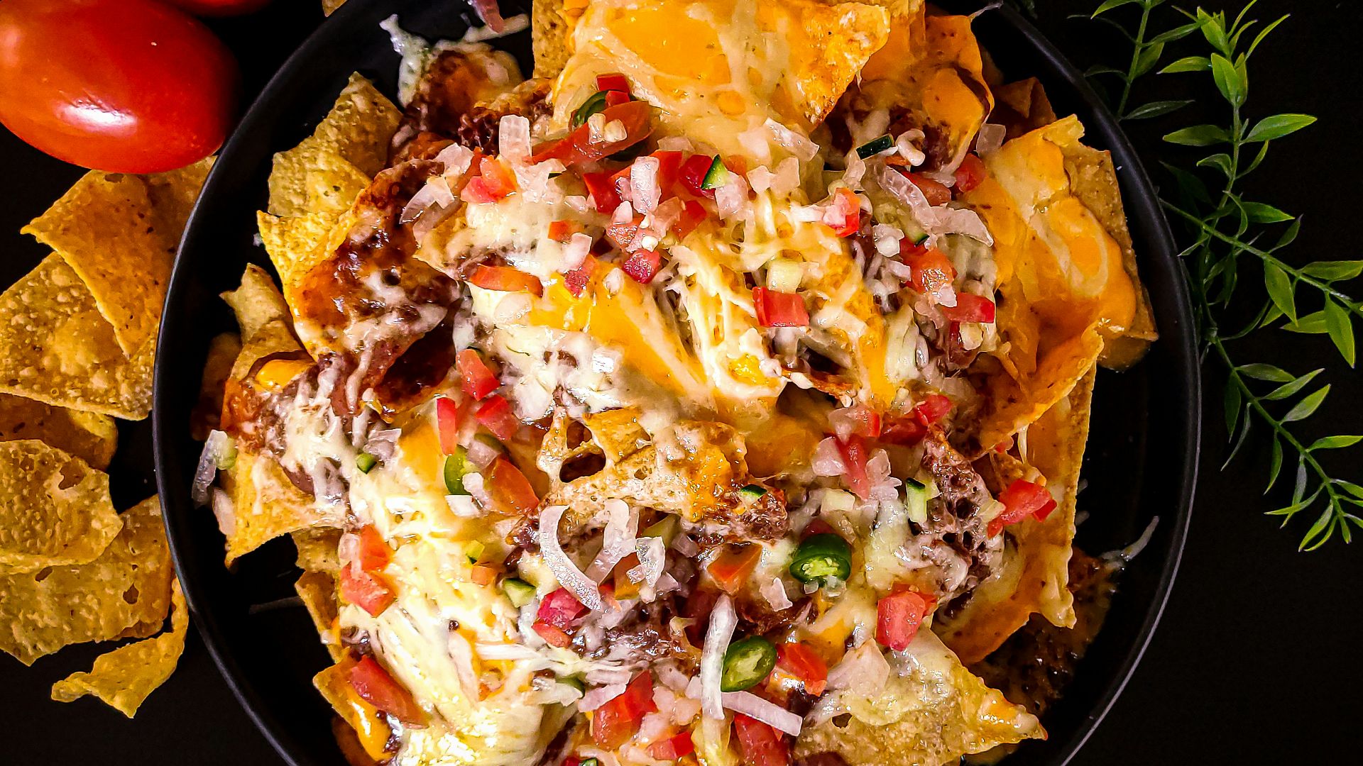 black ceramic bowl with dish