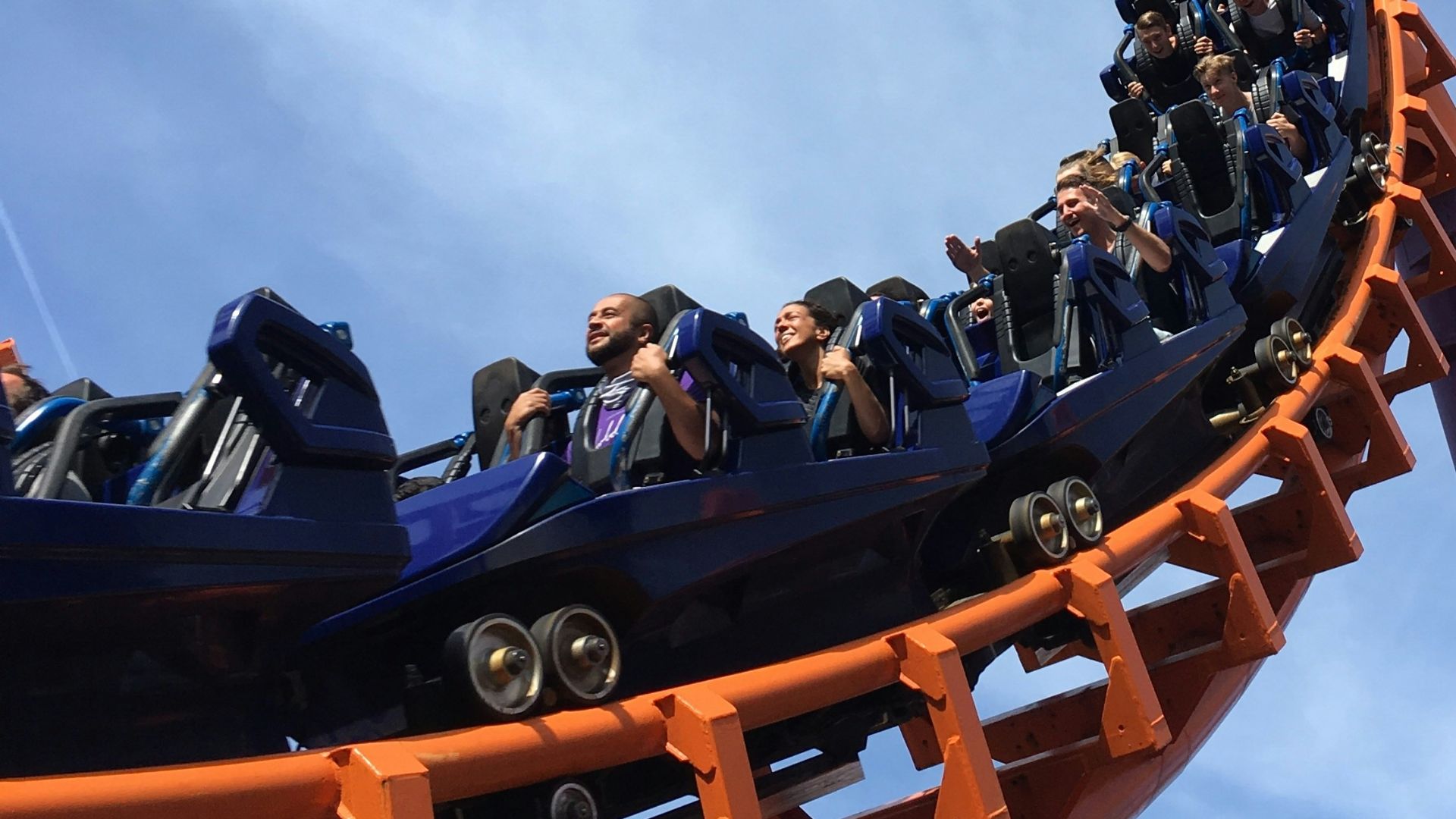 blue roller coaster