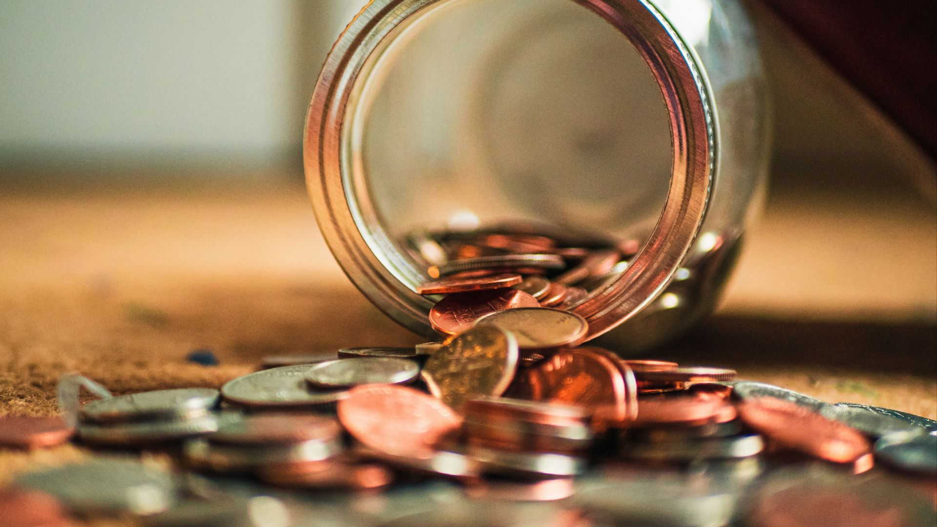 close-up photo of assorted coins
