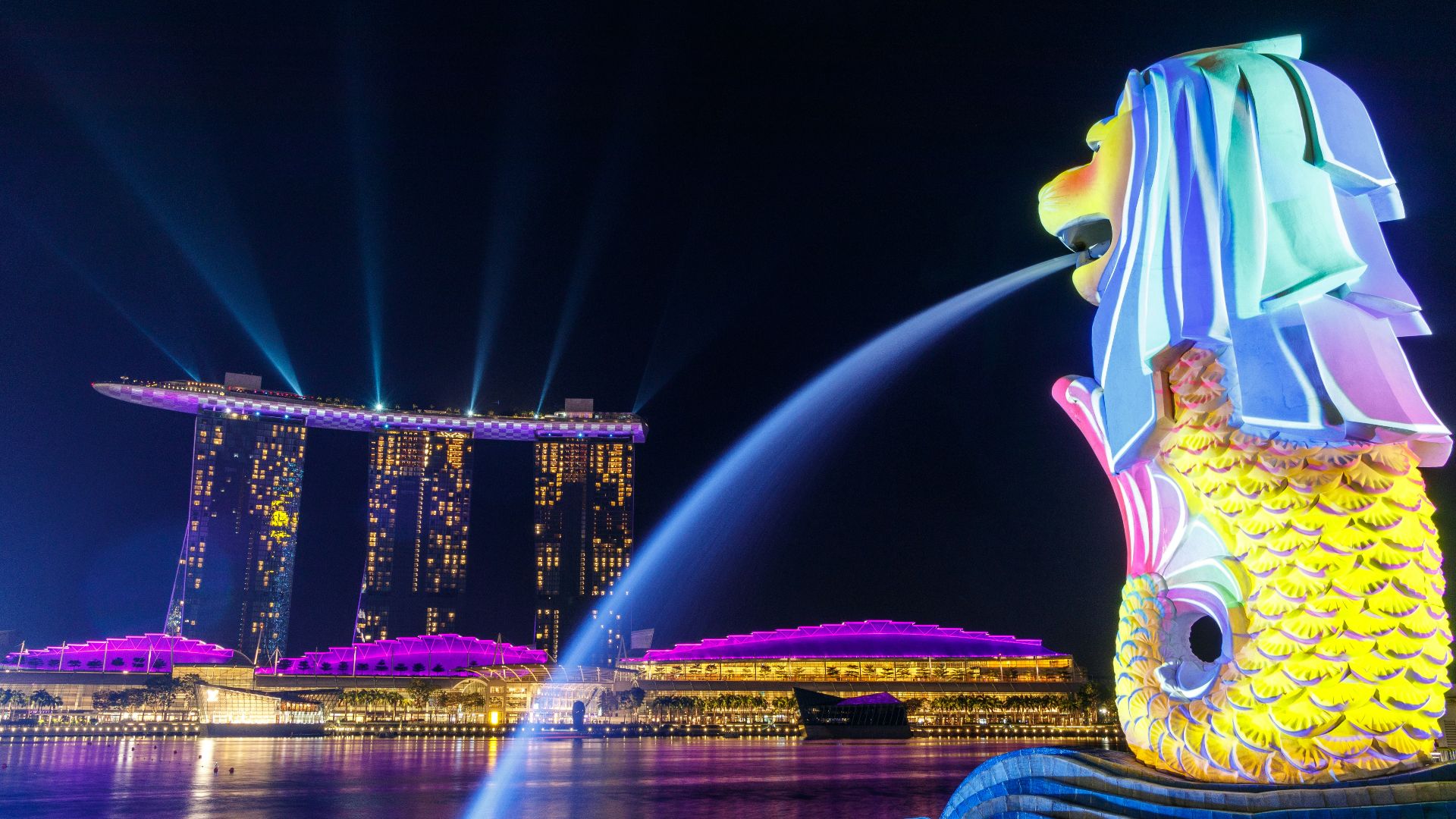 Singapore Lion fountain