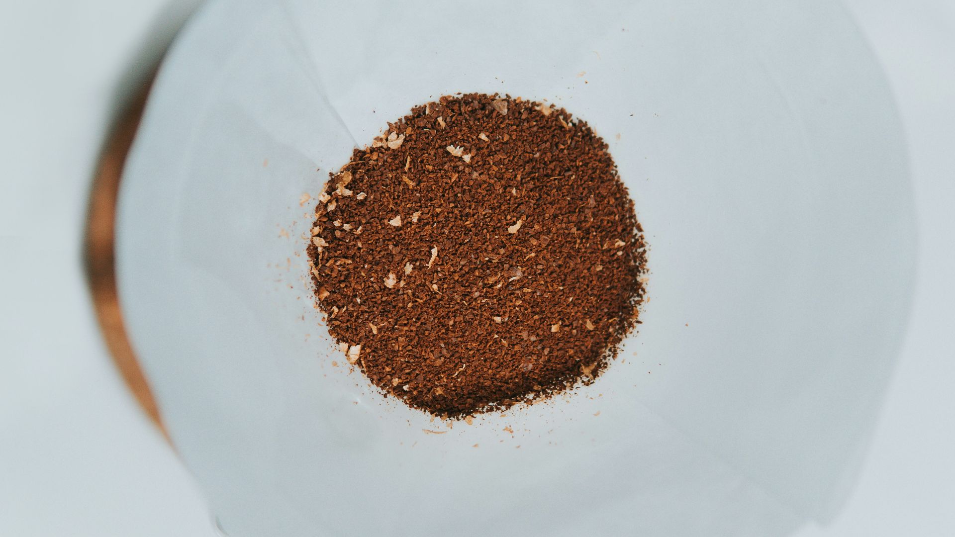 brown powder on white ceramic bowl