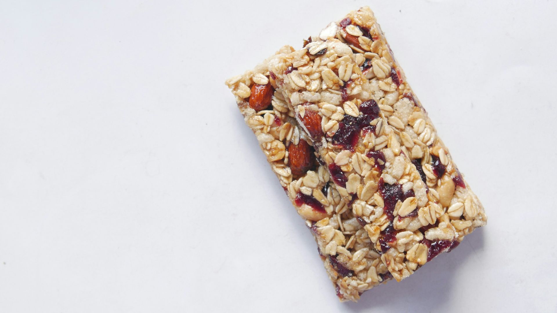 a bar of granola sitting on top of a table