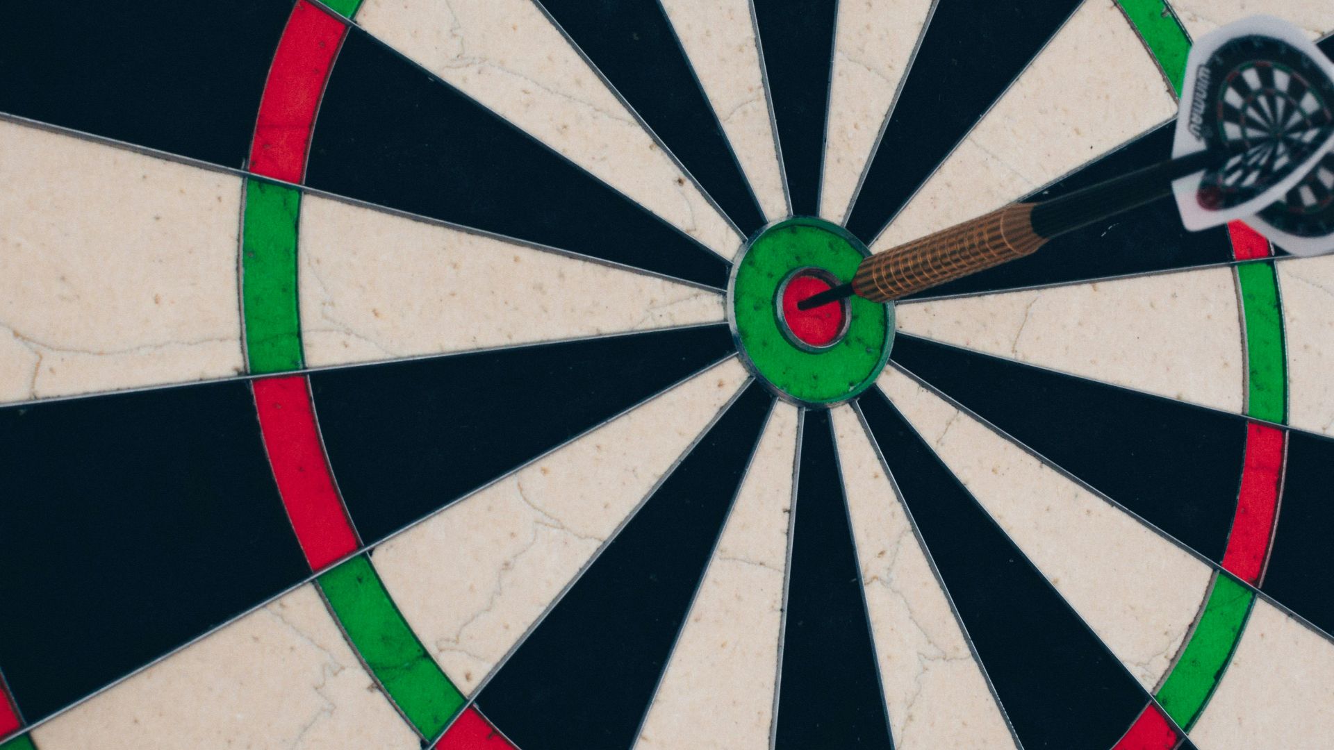 black white and red round arrow