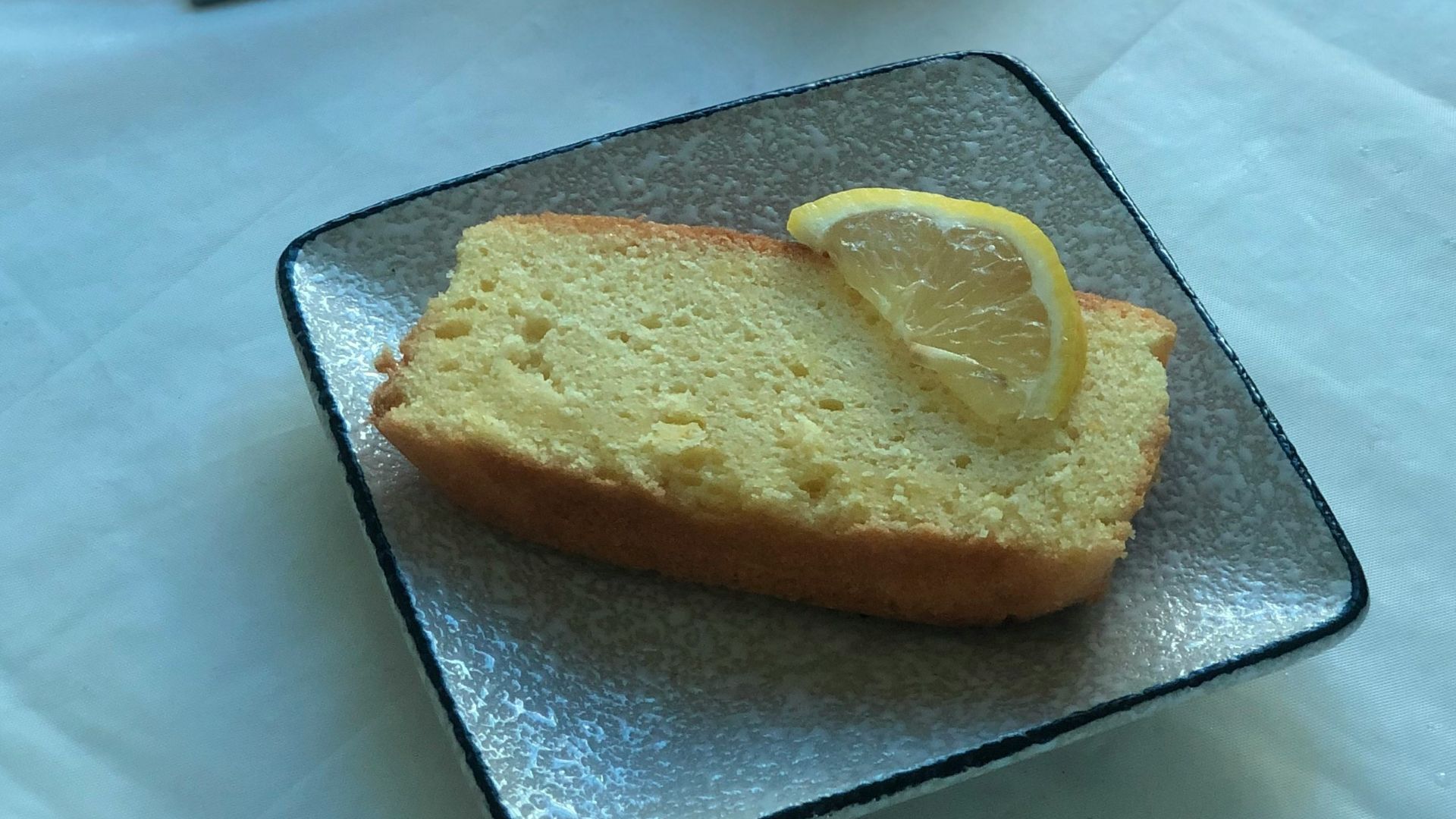 sliced bread on blue textile