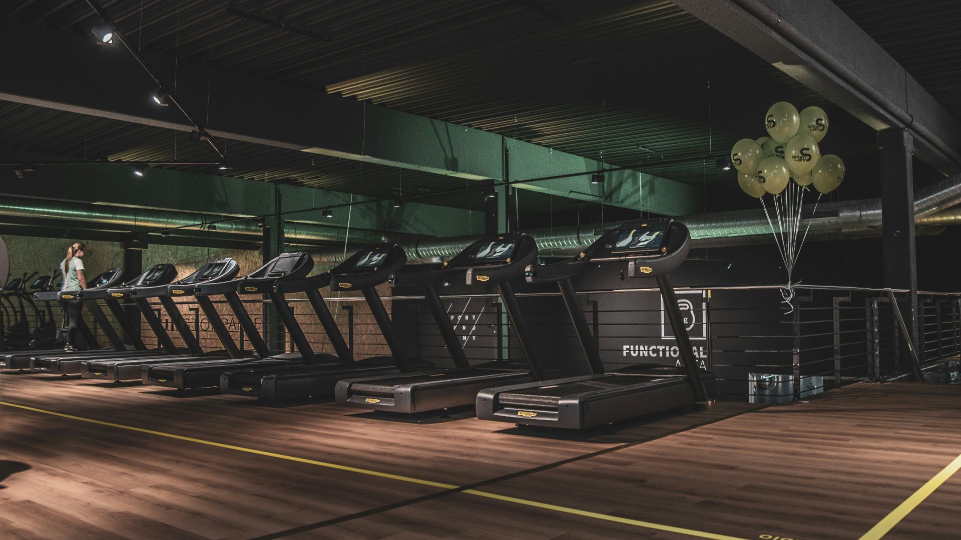 black and gray escalator inside building