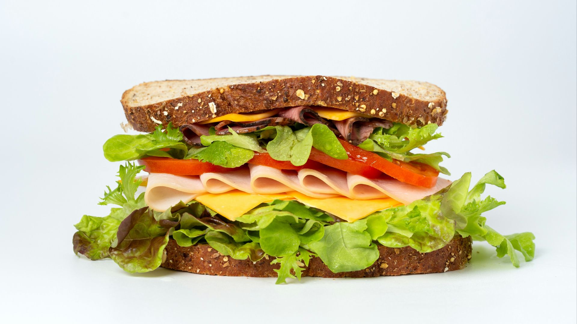 sandwich on white surface