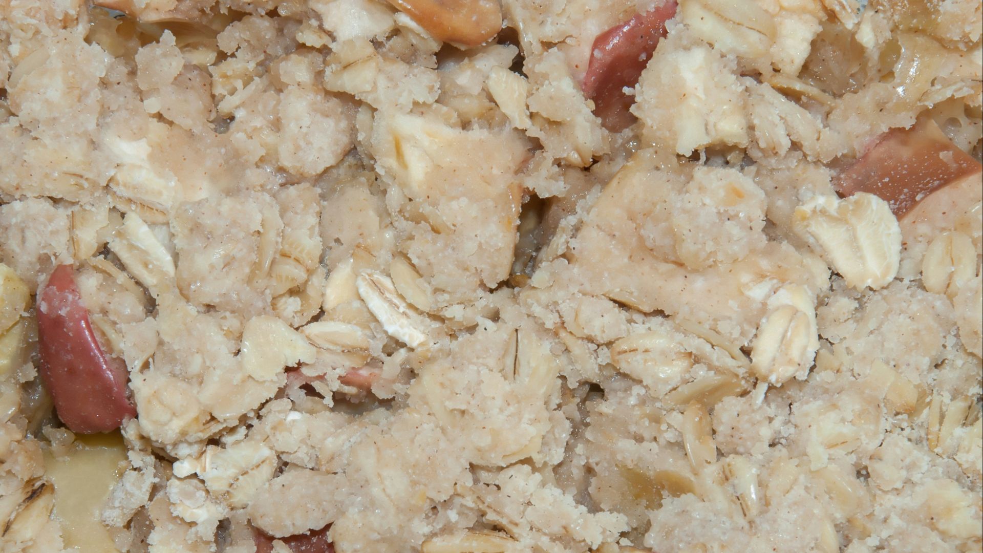 a close up of a mixture of food