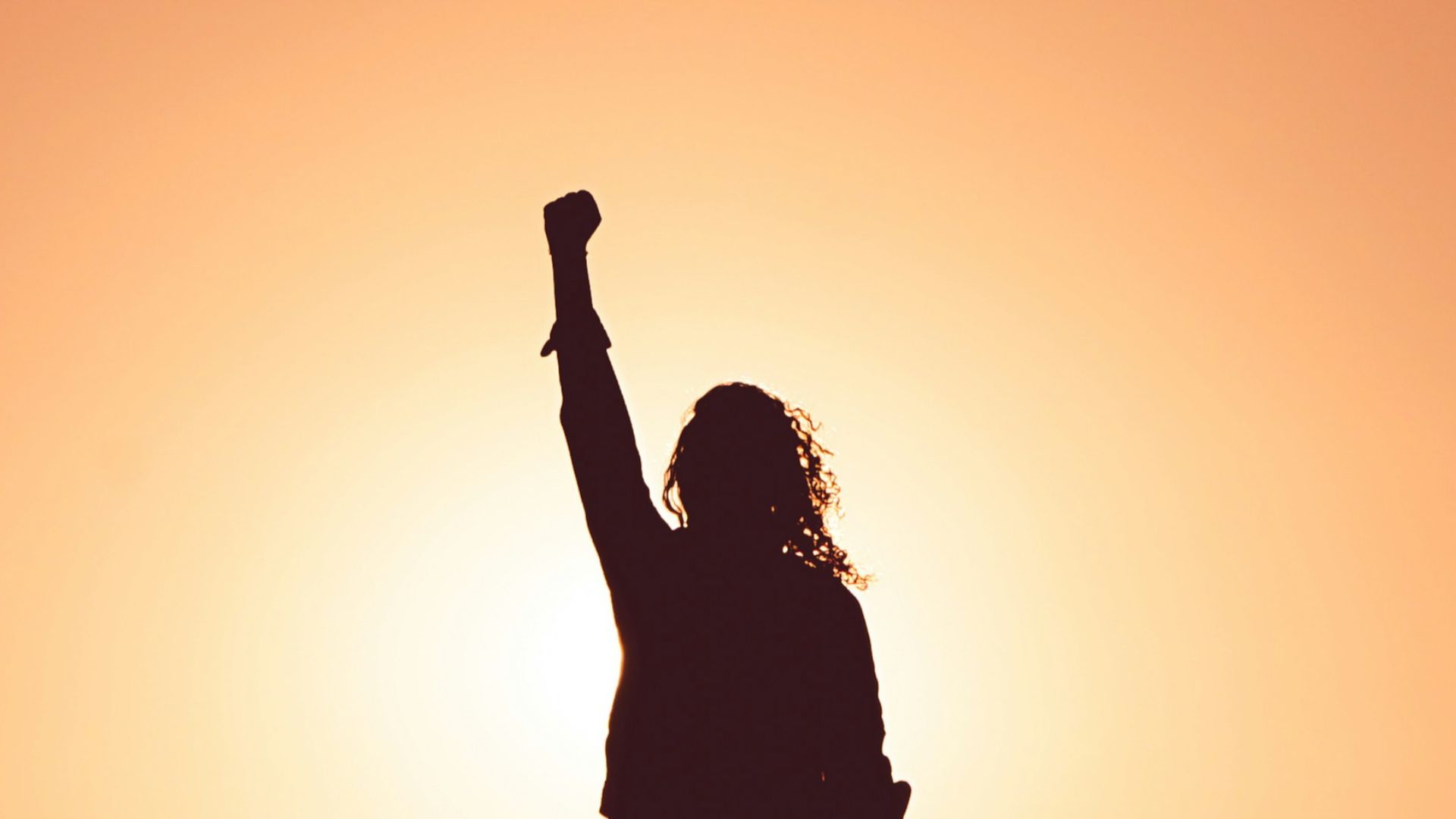 silhouette of personr