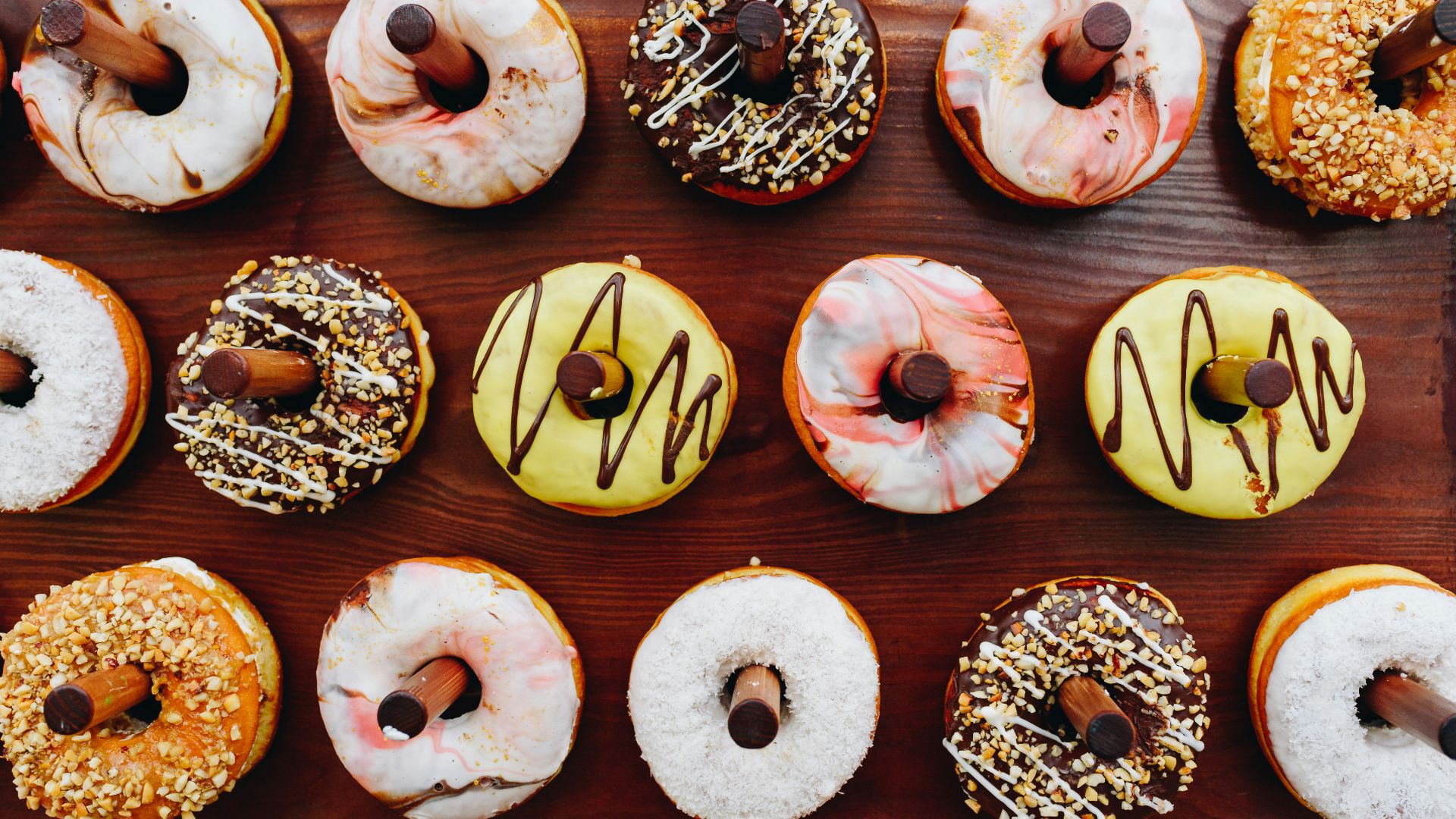 white and black floral round decor