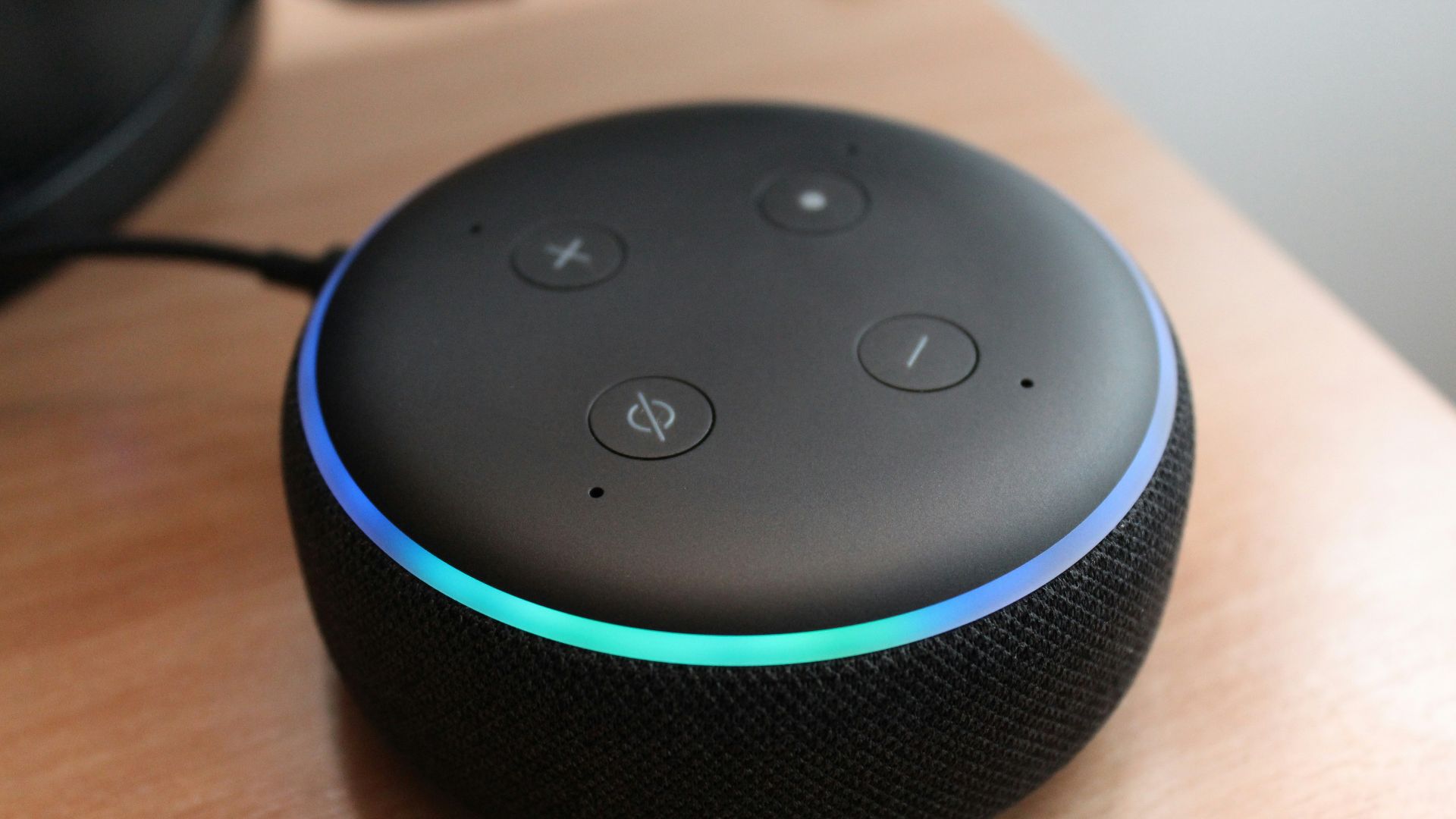 3rd gen. black Amazon echo dot speaker