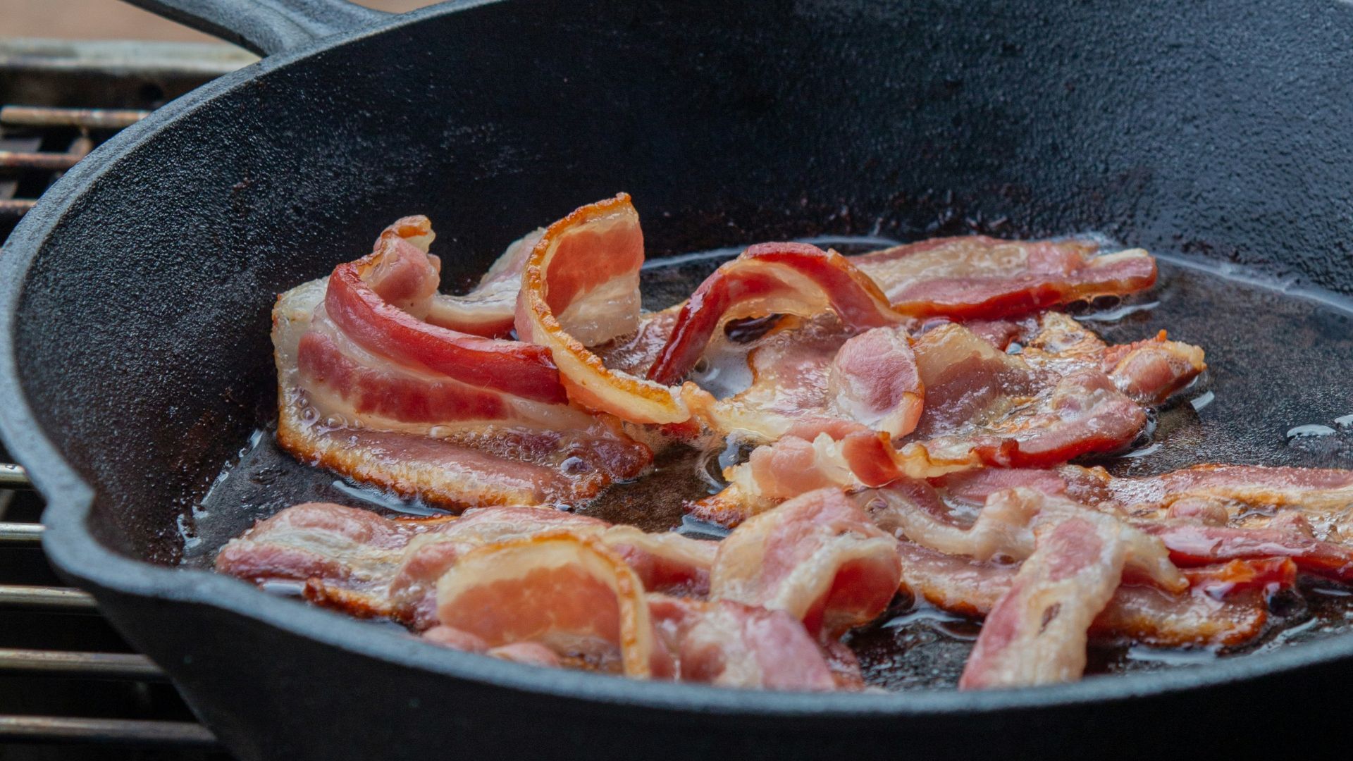 cooked food on black pan