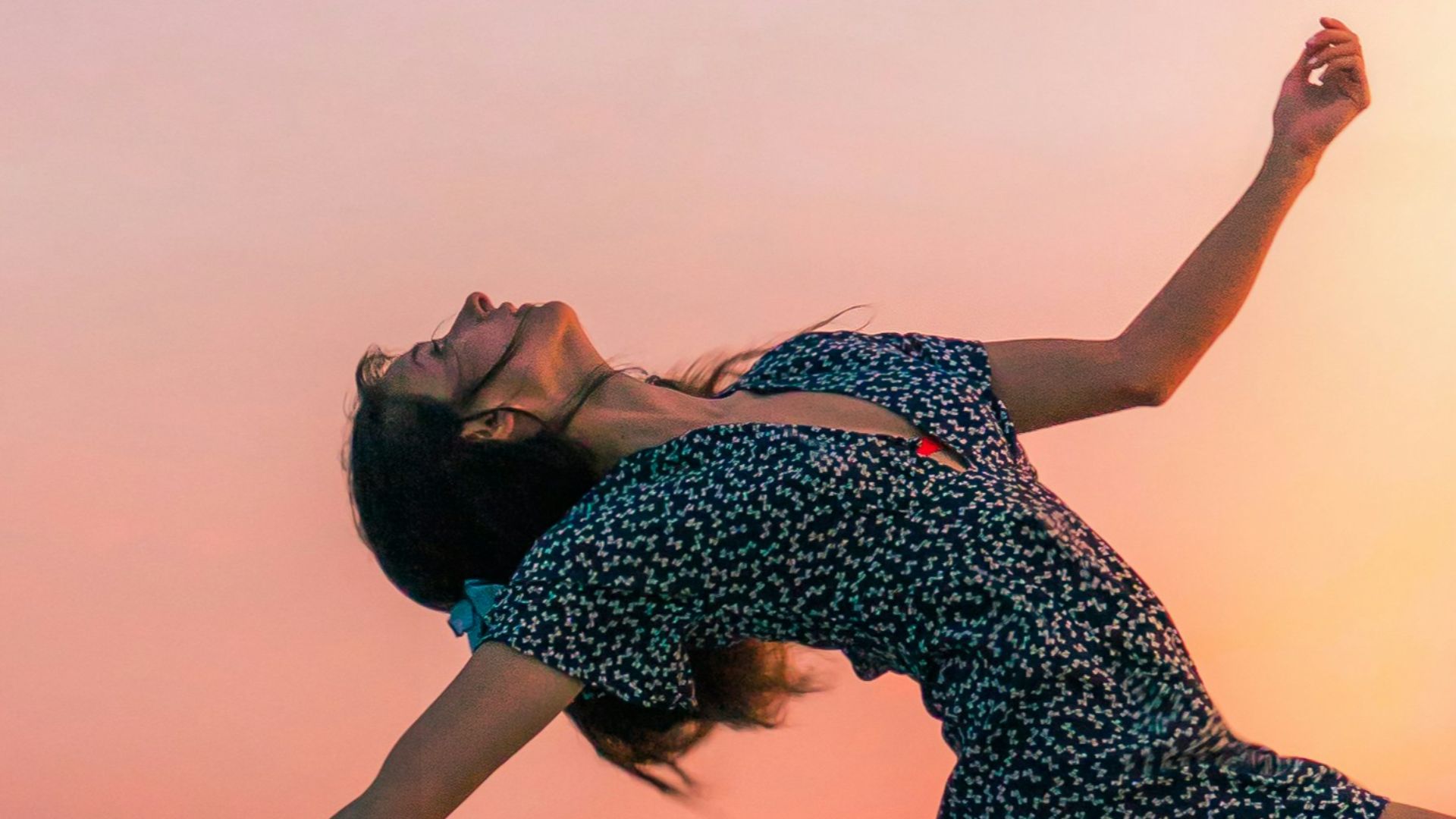 woman standing on dock