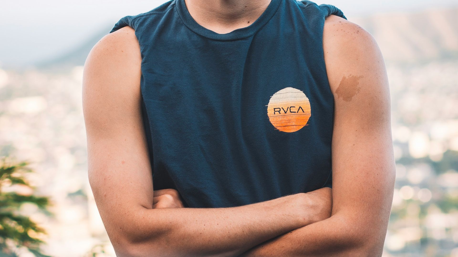 man wearing blue shirt