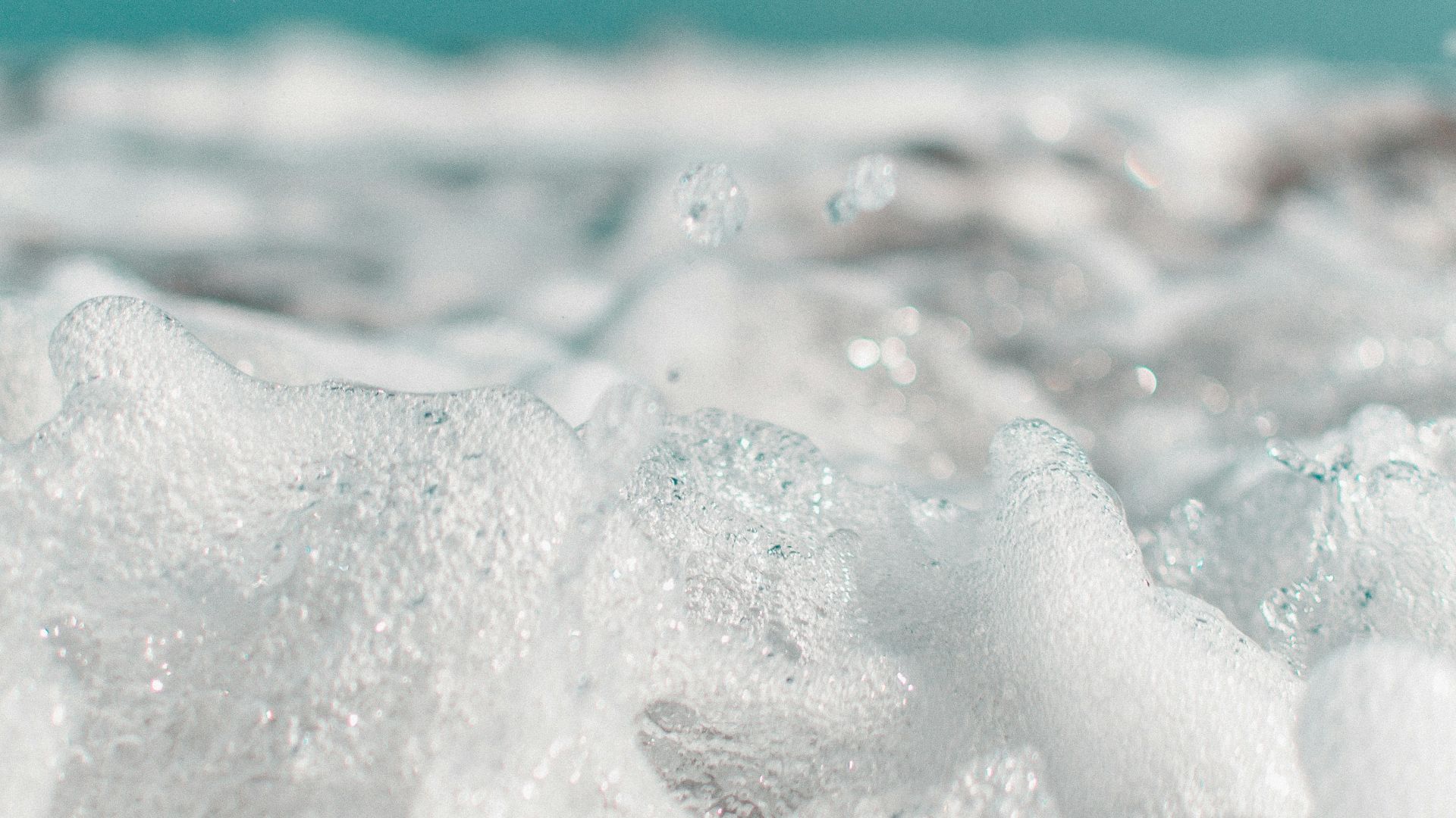 close-up photo of sea water