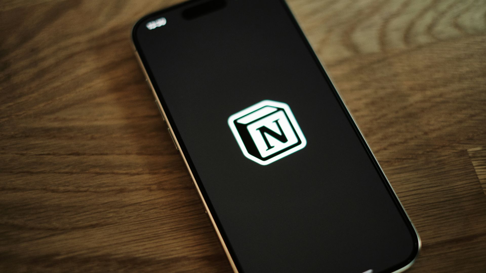A cell phone with a n logo on it