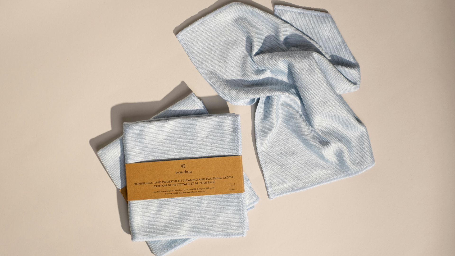 a folded shirt with a tag