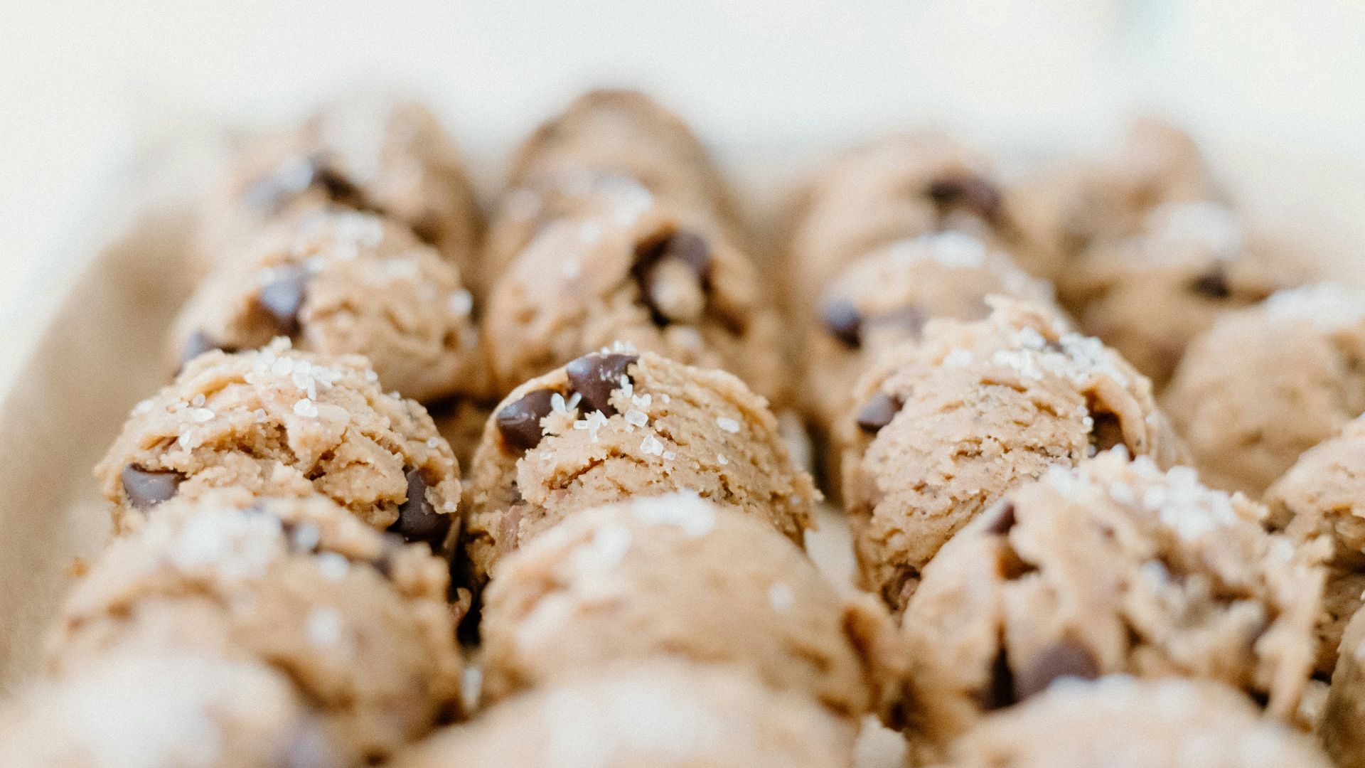 a close up of a tray of cookies