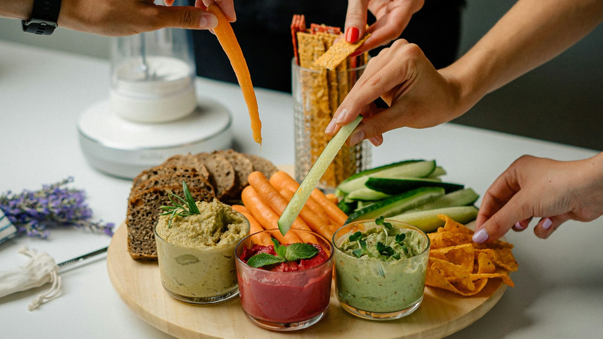 a person preparing food