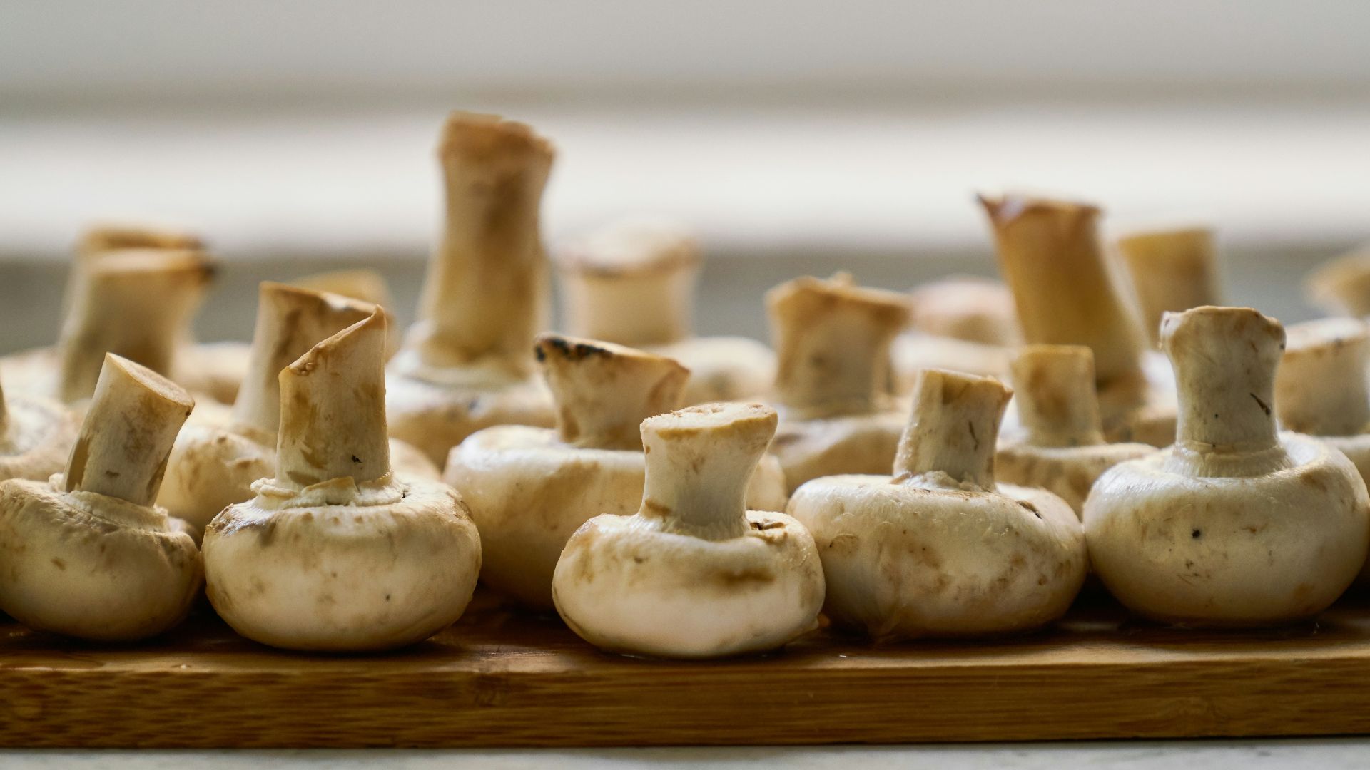 white garlic on brown wooden table