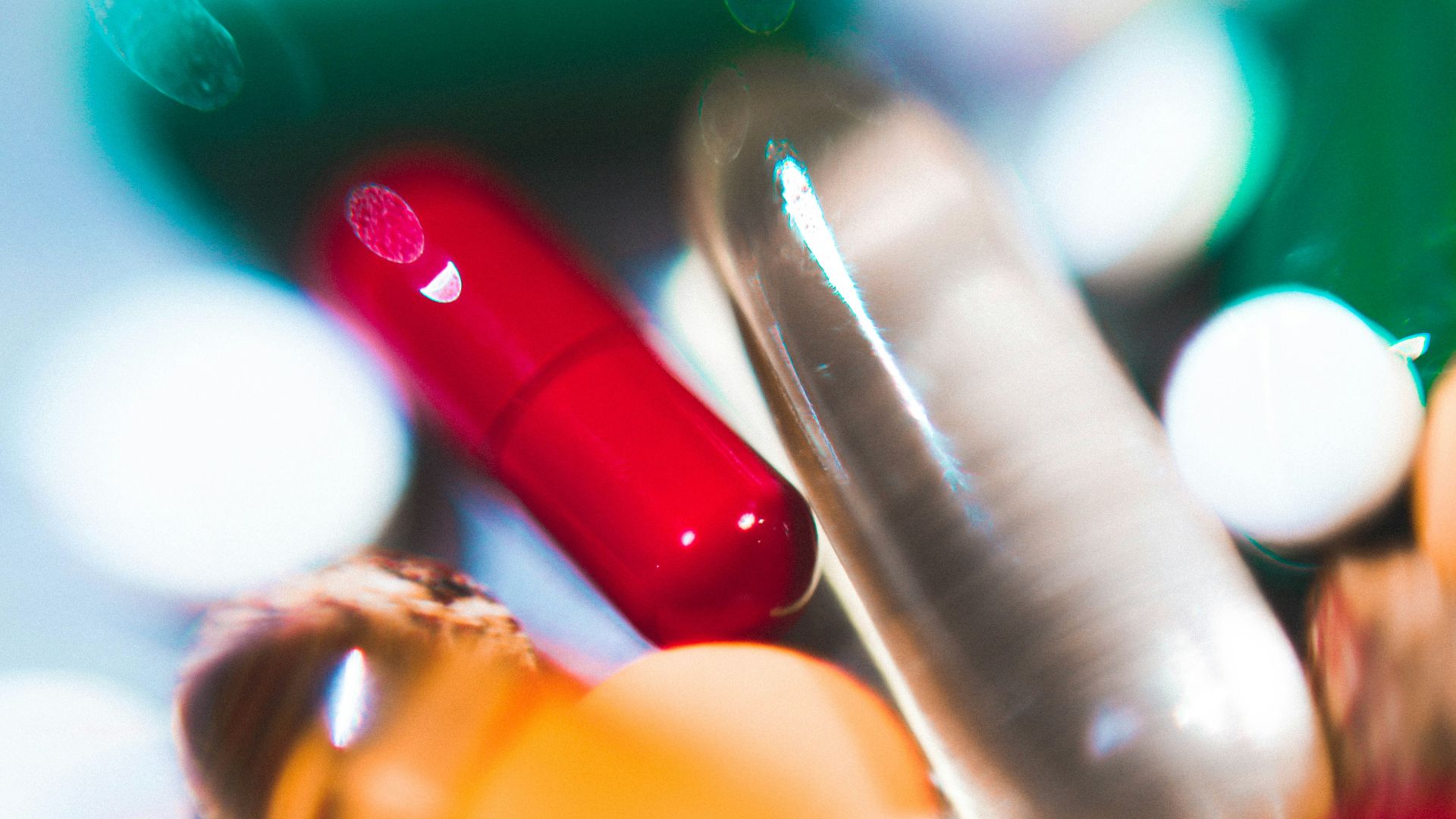 a close up of a bunch of pills