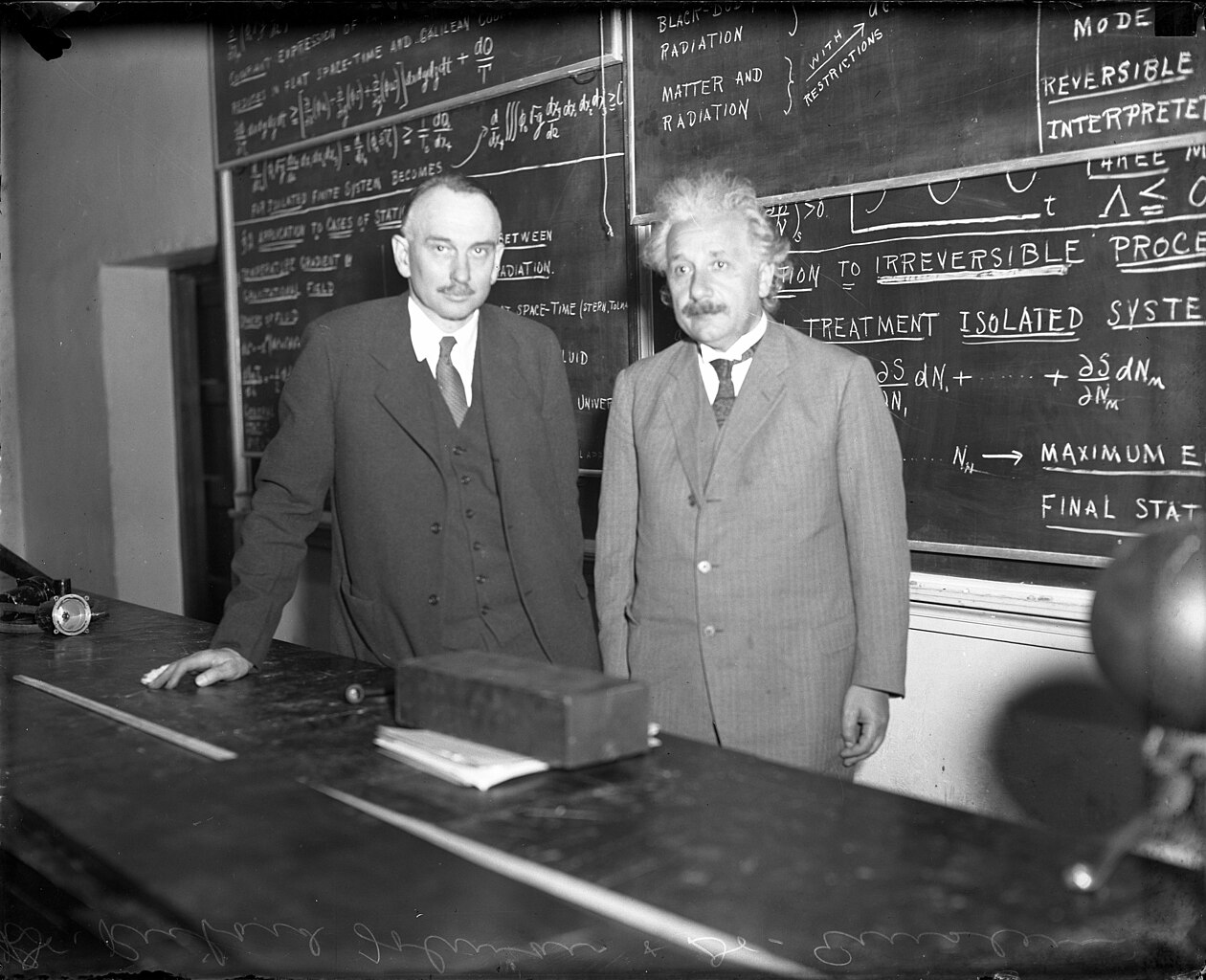 Richard C. Tolman And Albert Einstein At California Institute Of Technology
