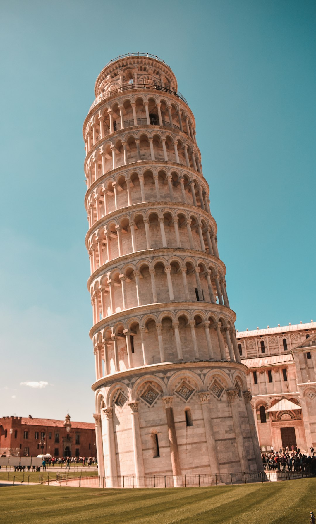 a very tall building with a very tall tower