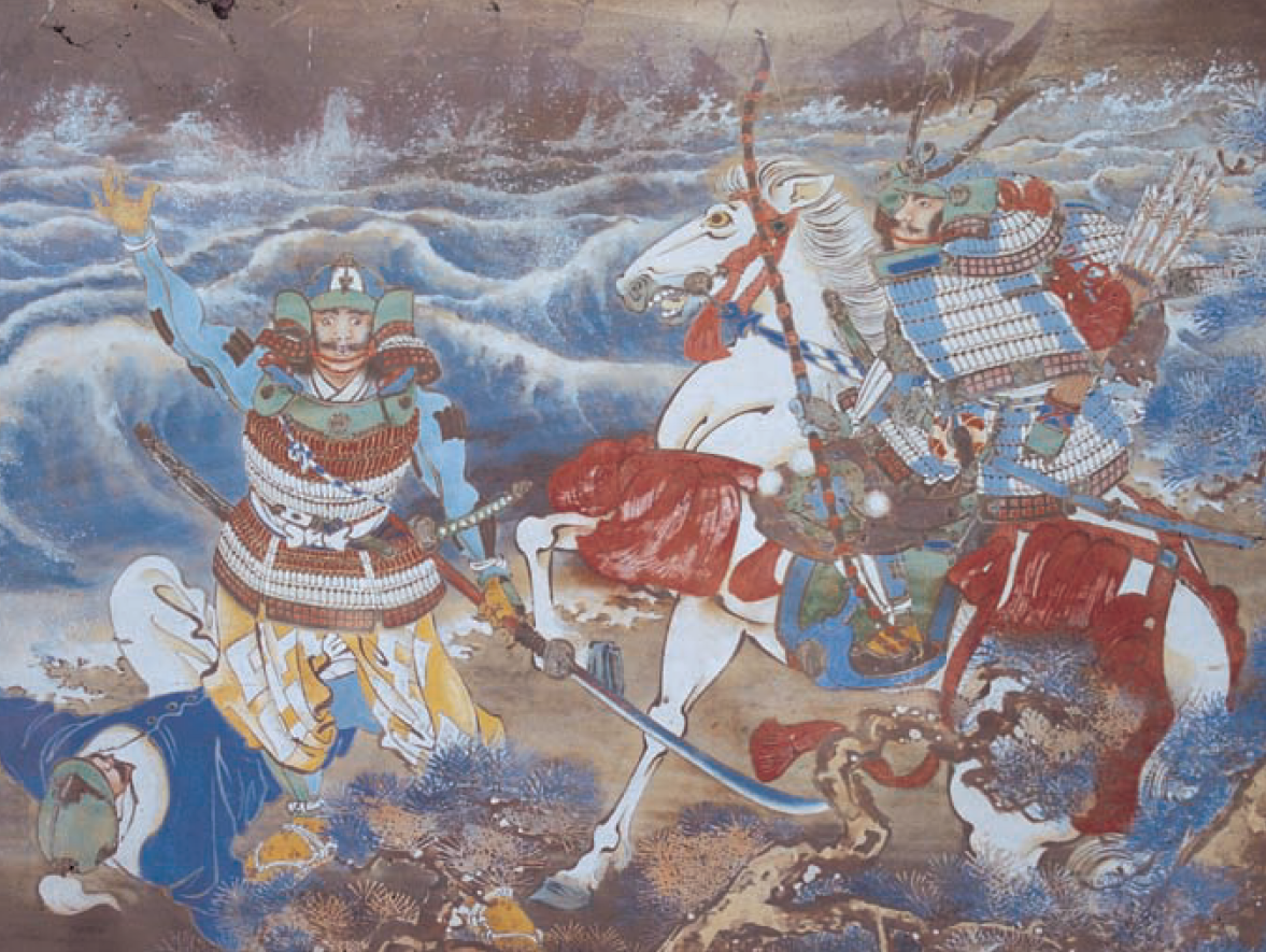 File:Mongol invasion of Tsushima, ema at Sasuura.png