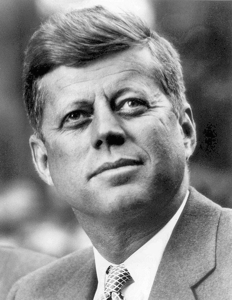 File:John F. Kennedy, White House photo portrait, looking up.jpg