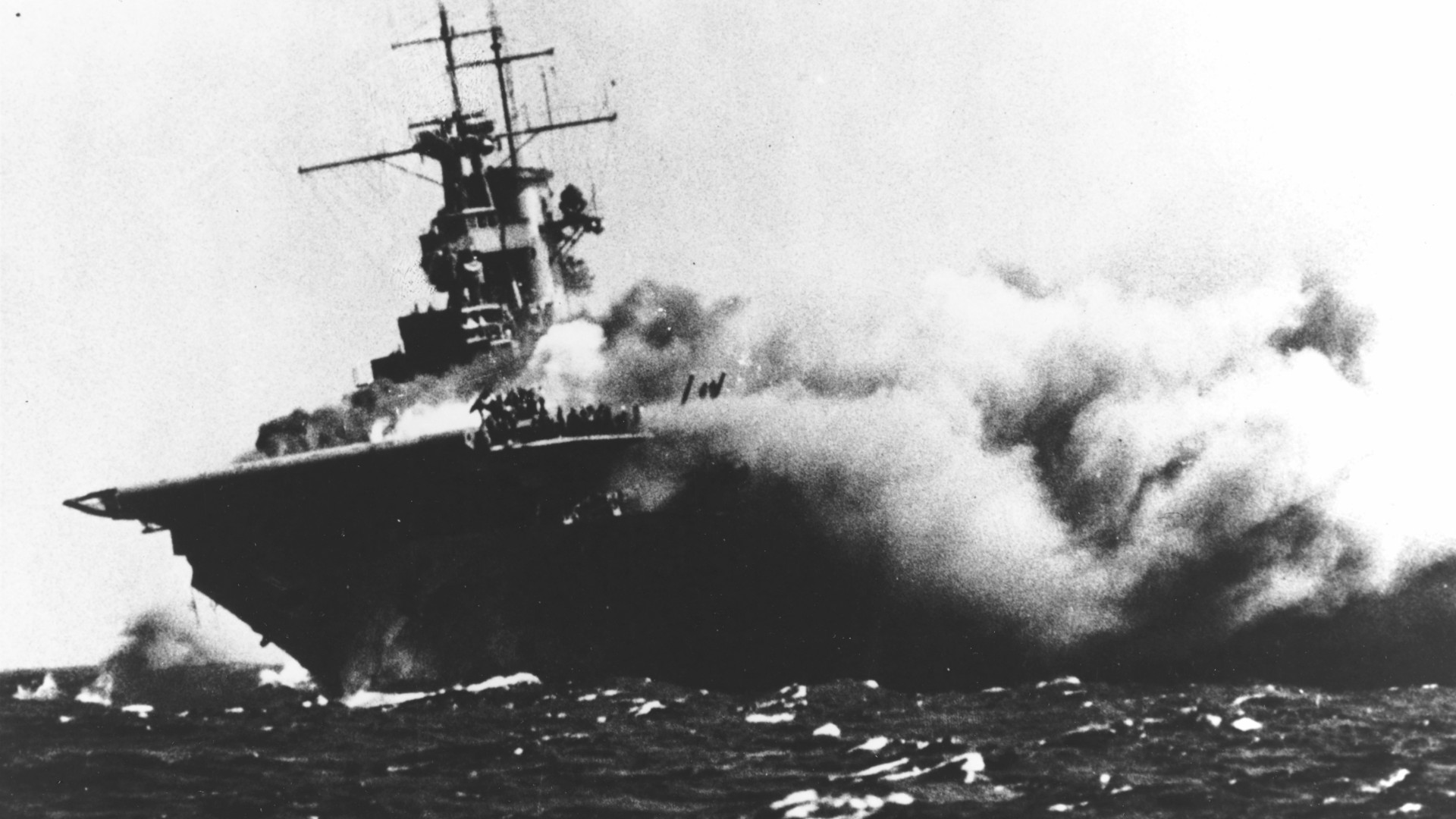 File:USS Wasp (CV-7) burning on 15 September 1942 (80-G-16331).jpg
