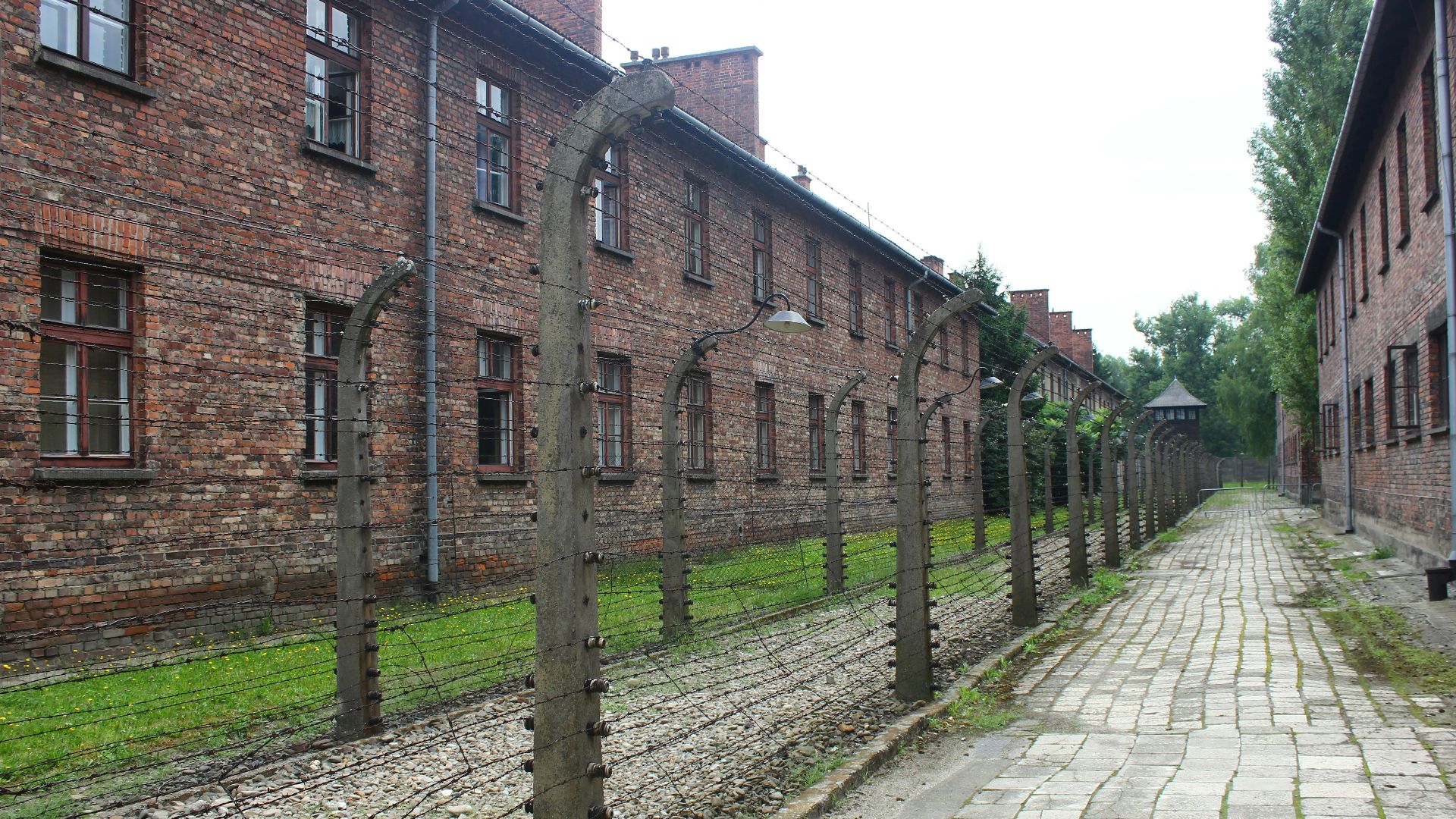 brown brick building near road during daytime
