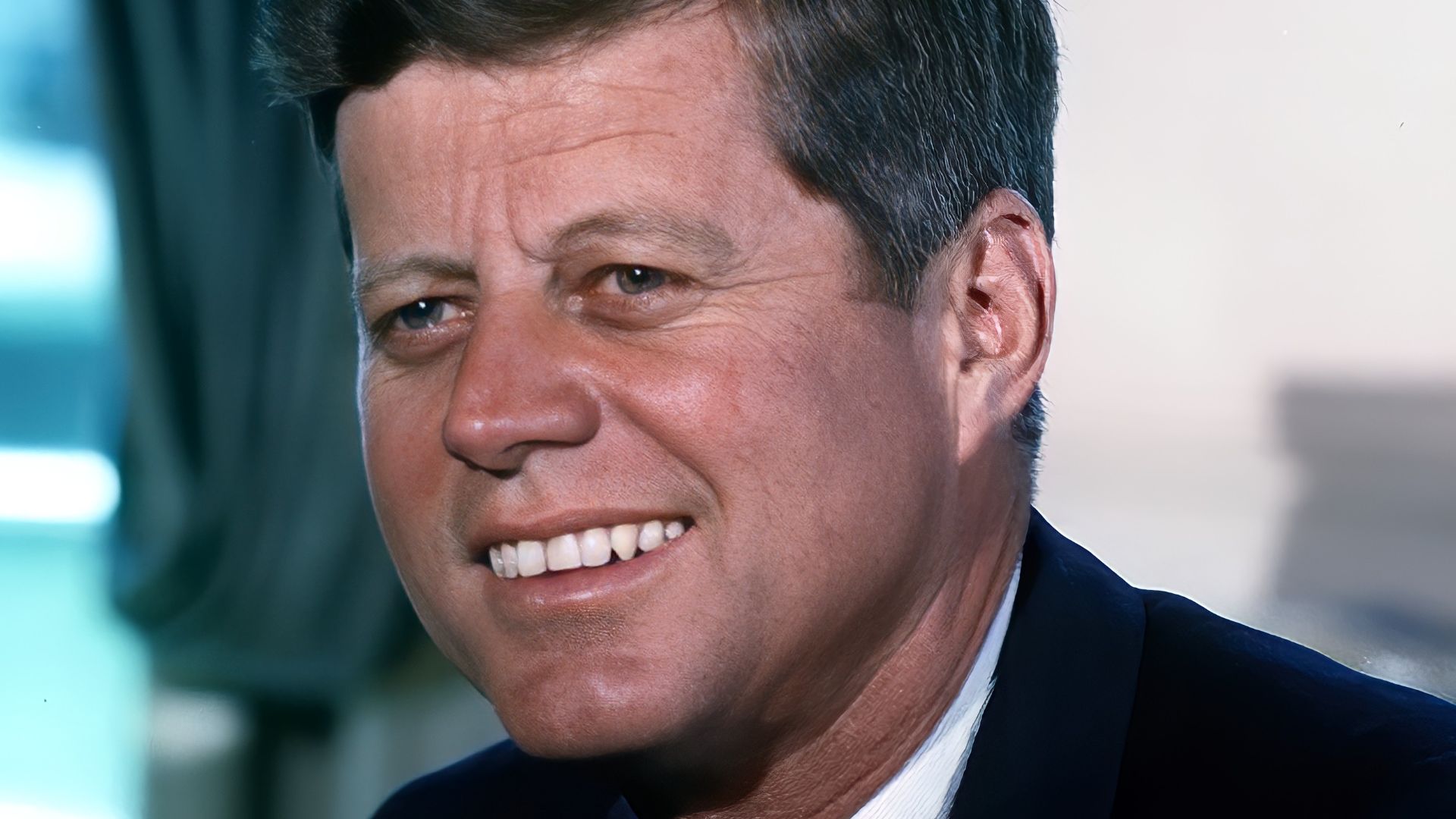 File:John F. Kennedy, White House color photo portrait (Remini enhanced).jpg