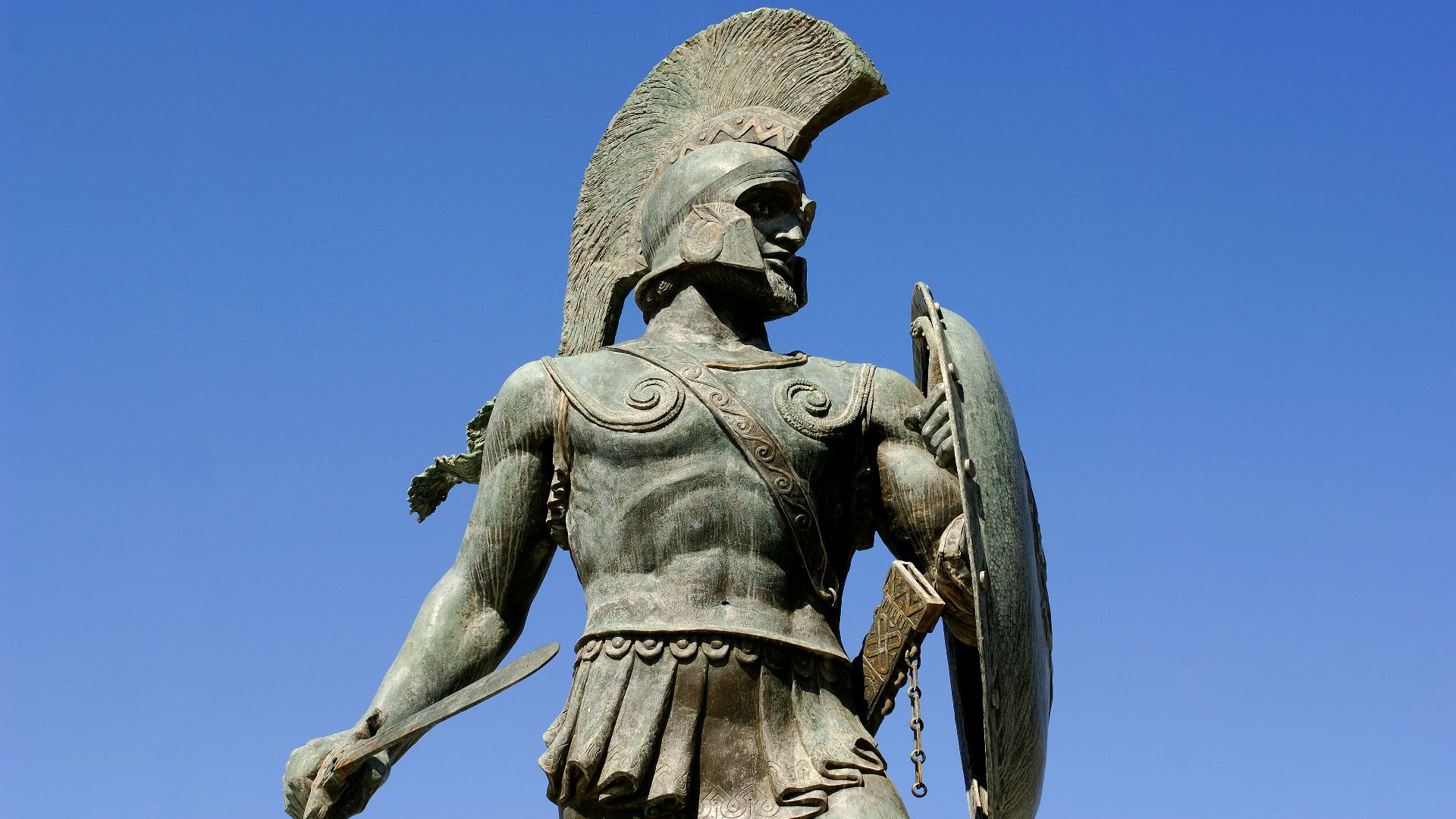 gray soldier statue